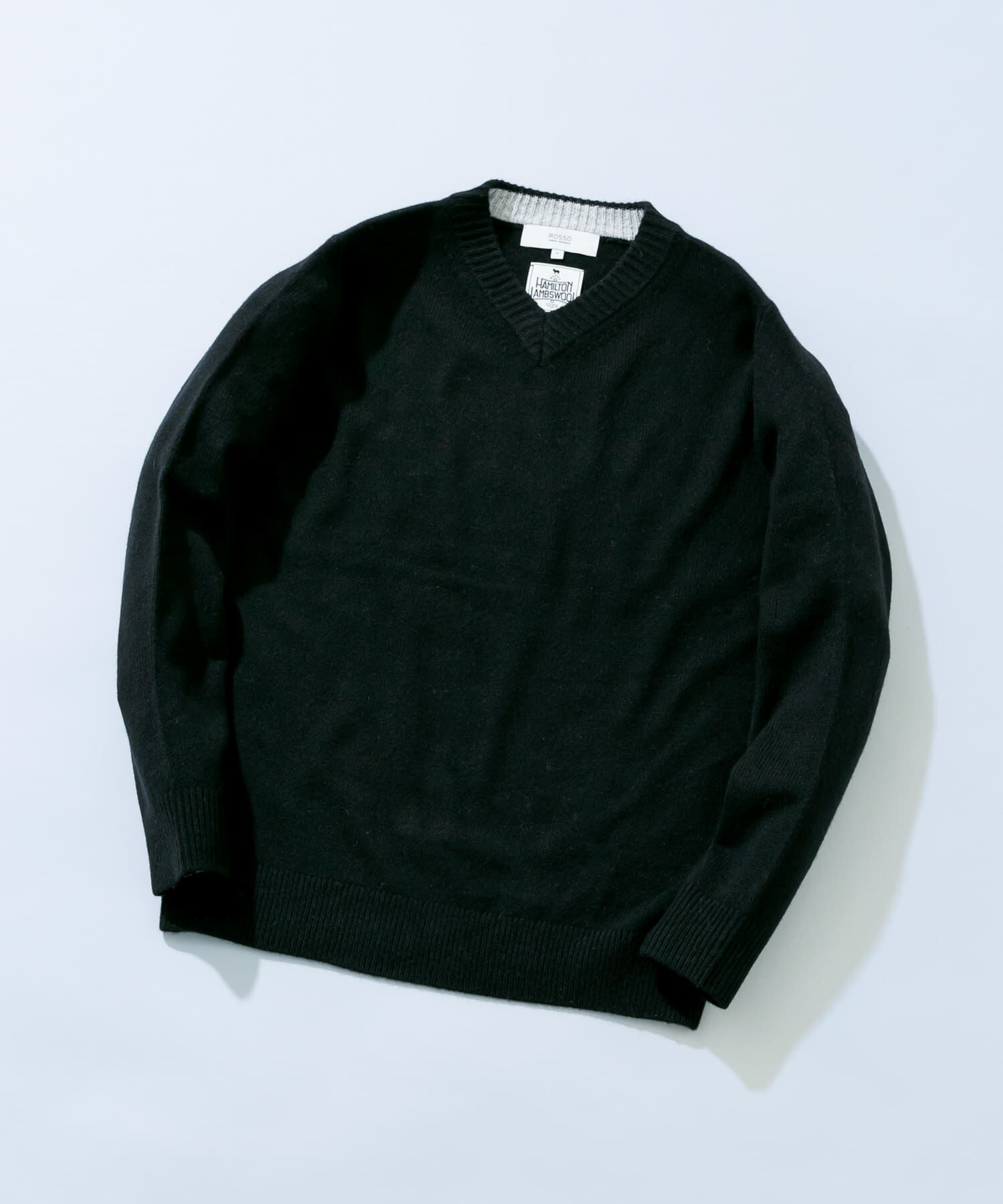 URBAN RESEARCH ROSSO「『XLサイズあり』ハミルトンラムズウールVネックニット」|ニット・セーター|