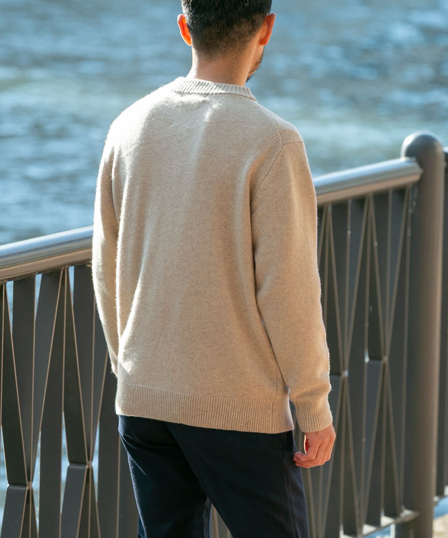 URBAN RESEARCH ROSSO「『XLサイズあり』ハミルトンラムズウールVネックニット」|ニット・セーター|