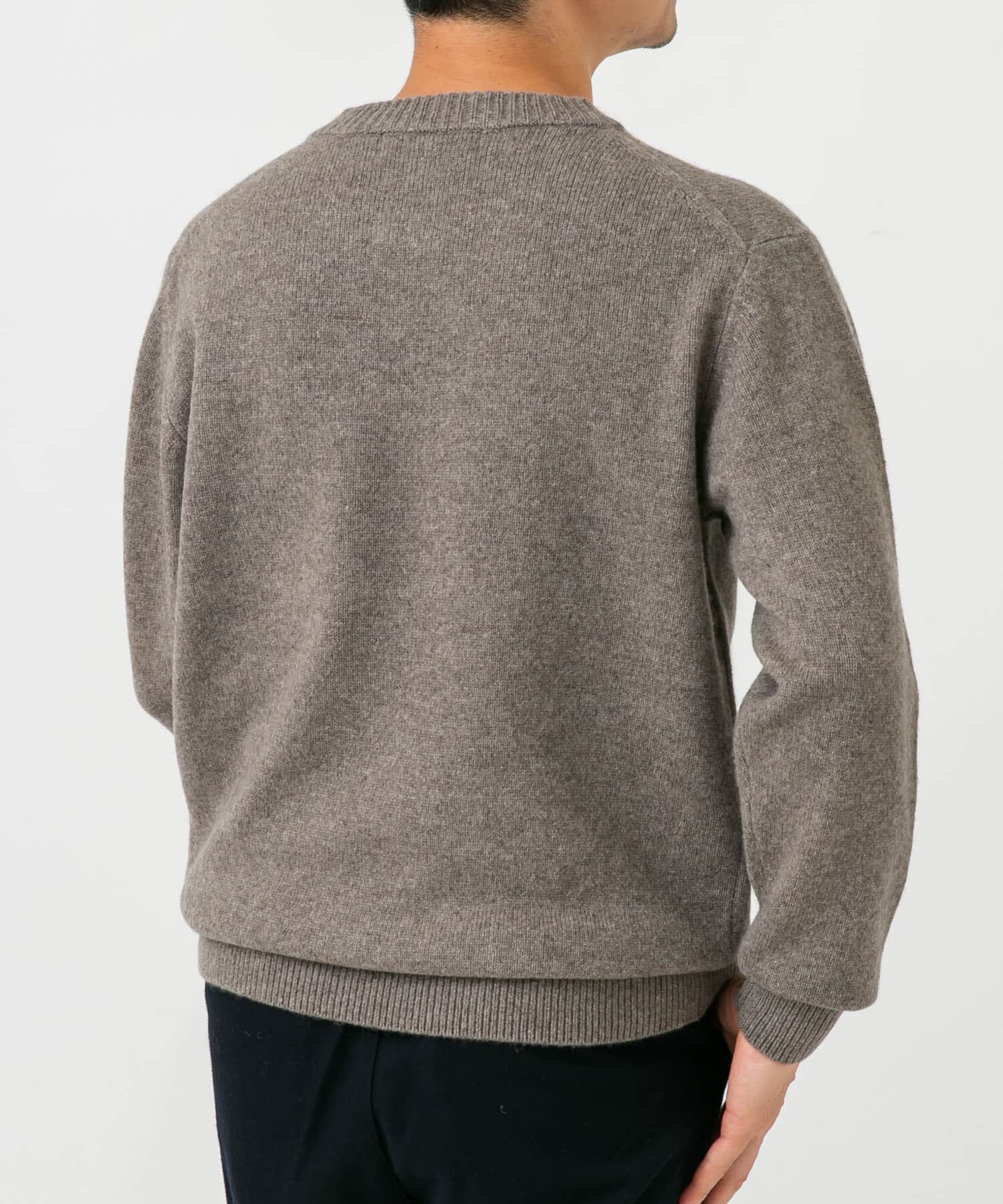 URBAN RESEARCH ROSSO「『XLサイズあり』ハミルトンラムズウールVネックニット」|ニット・セーター|