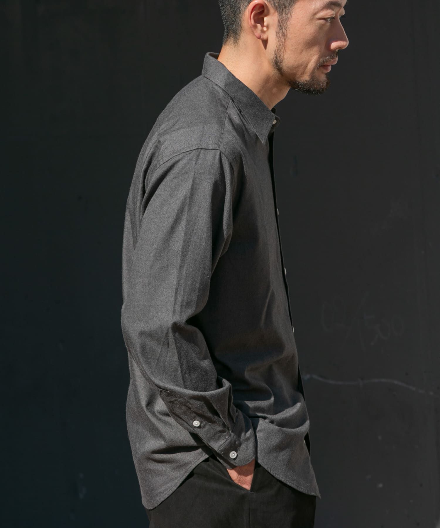 URBAN RESEARCH ROSSO「『蓄熱 / XLサイズあり』アーバンリラックスサーモネルレギュラーシャツ」|シャツ・ブラウス|