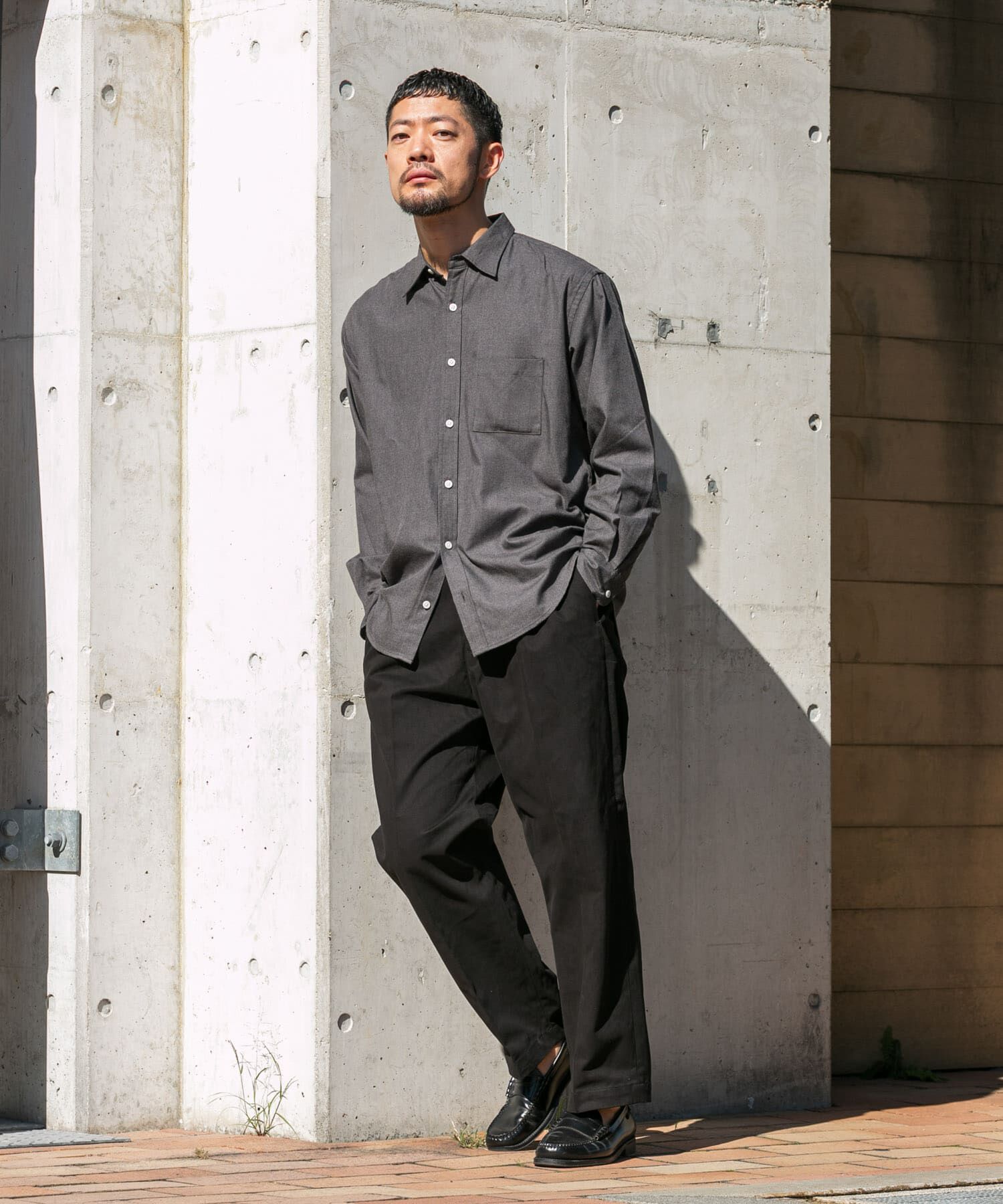 URBAN RESEARCH ROSSO「『蓄熱 / XLサイズあり』アーバンリラックスサーモネルレギュラーシャツ」|シャツ・ブラウス|