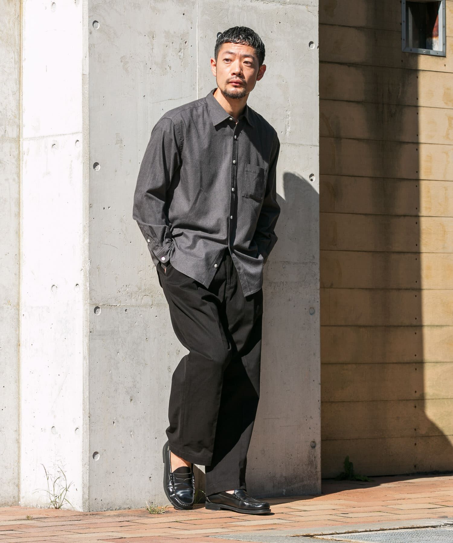 URBAN RESEARCH ROSSO「『蓄熱 / XLサイズあり』アーバンリラックスサーモネルレギュラーシャツ」|シャツ・ブラウス|