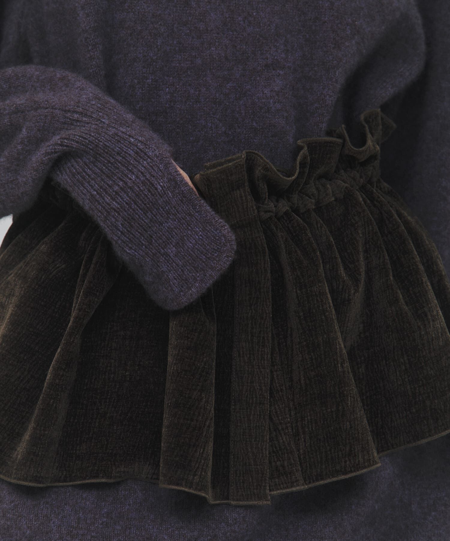 LAATO「wrinkle velor wide pants」|その他|