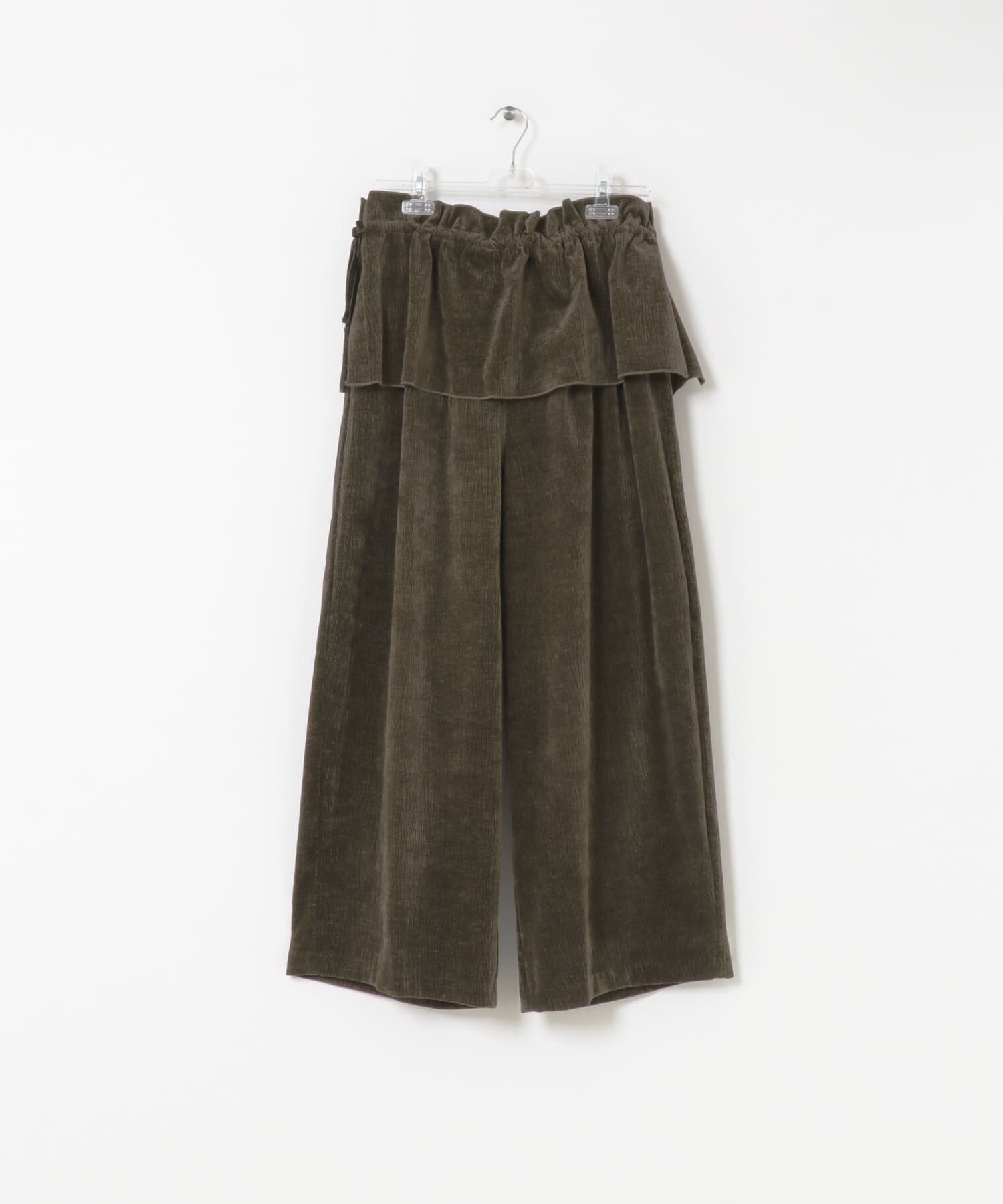 LAATO「wrinkle velor wide pants」|その他|
