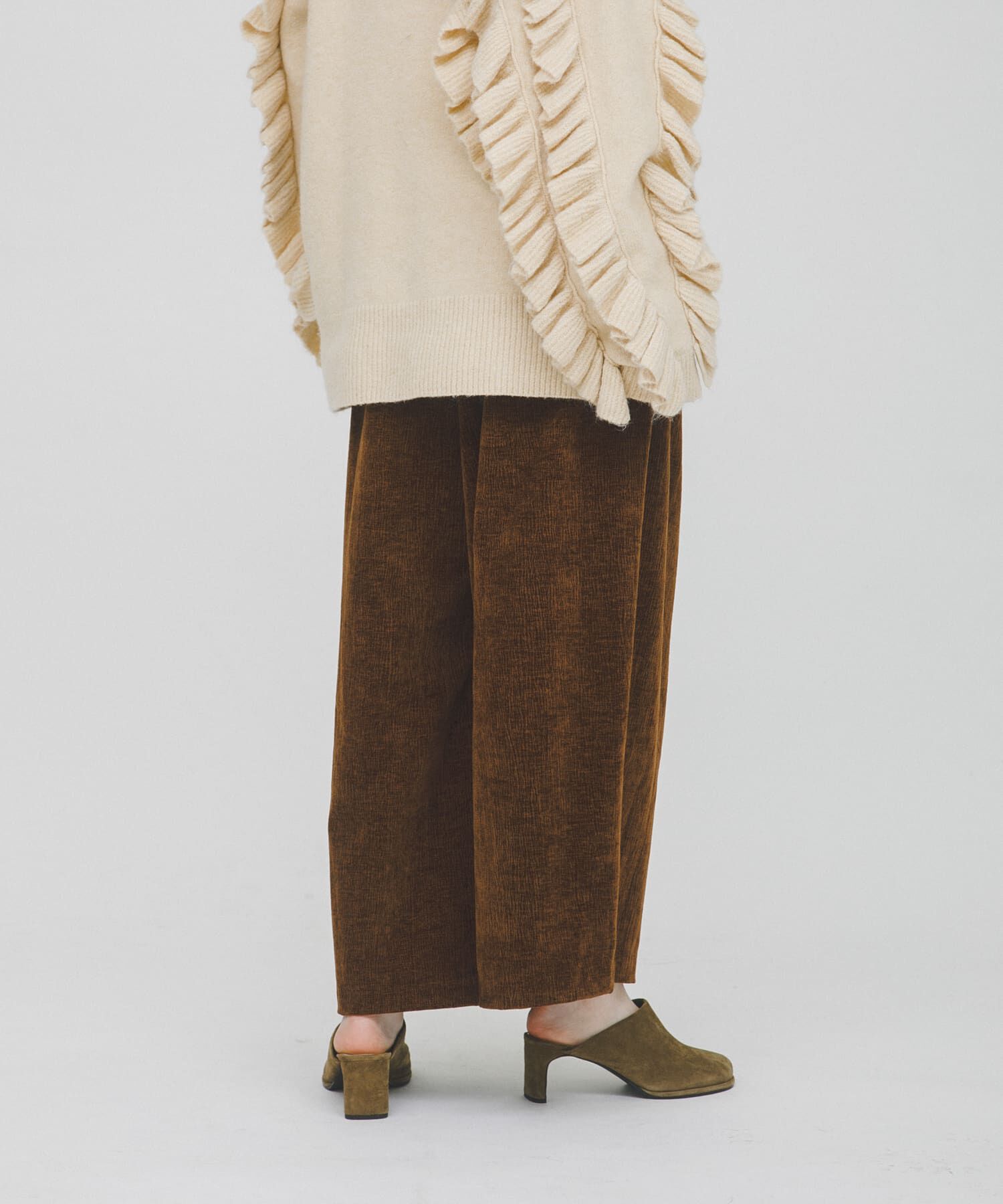 LAATO「wrinkle velor wide pants」|その他|