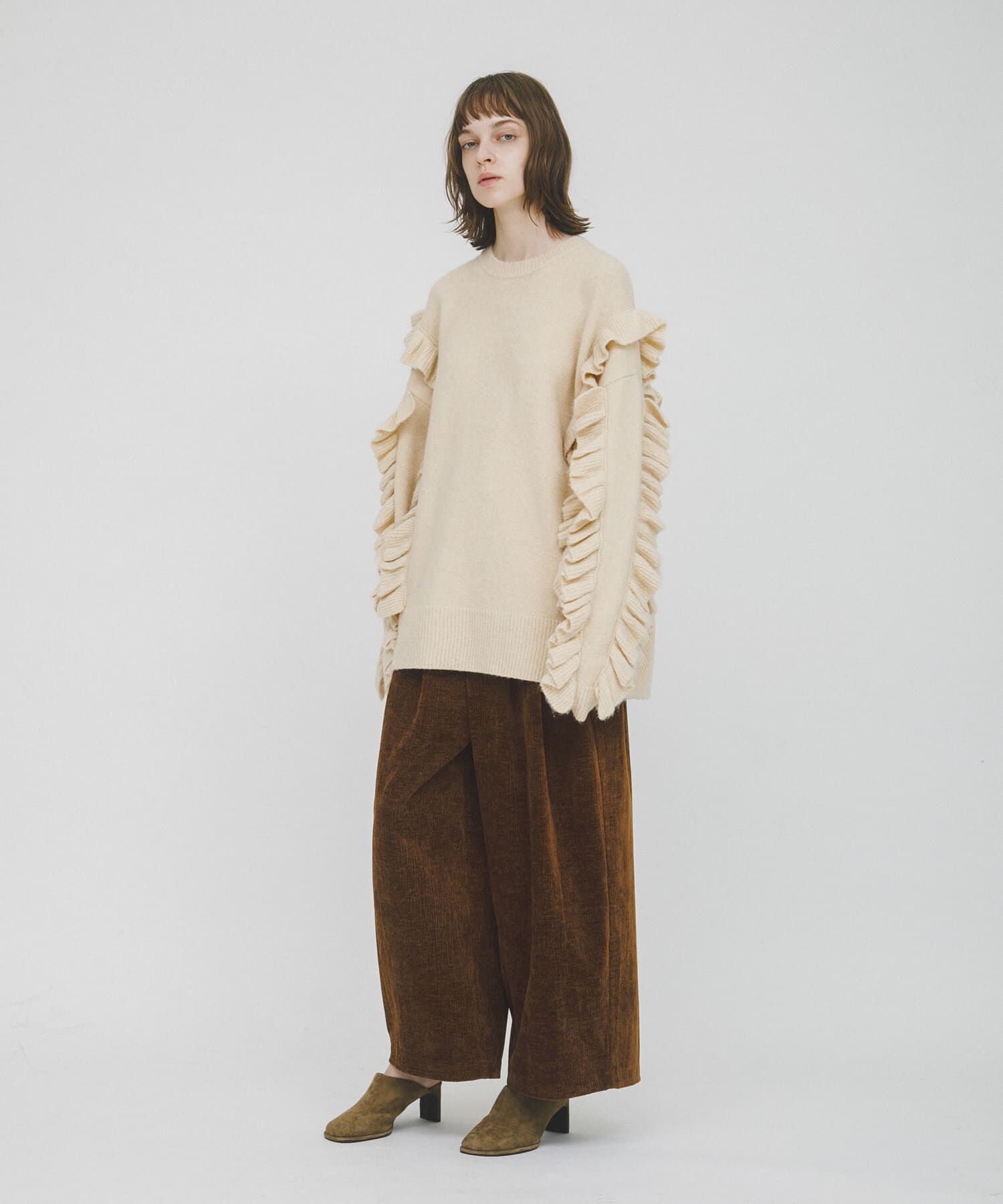 LAATO「wrinkle velor wide pants」|その他|