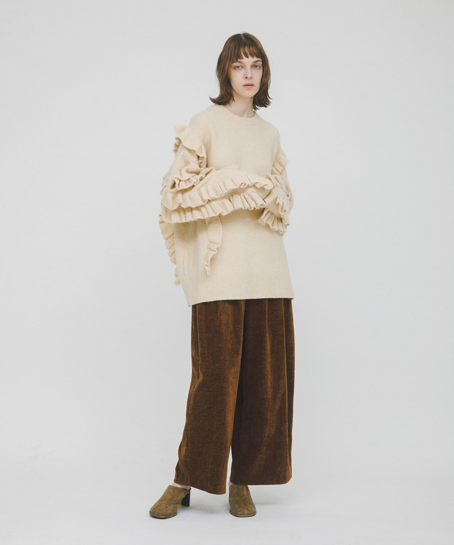 LAATO「wrinkle velor wide pants」|その他|