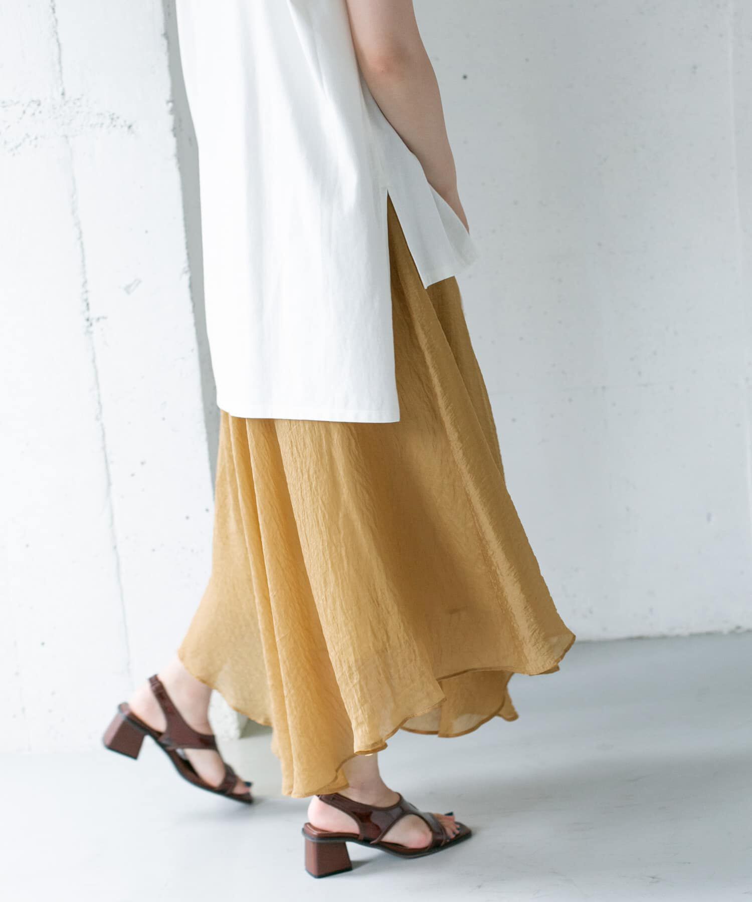  「イレヘムシアースカート&there4;」|スカート|キャメル