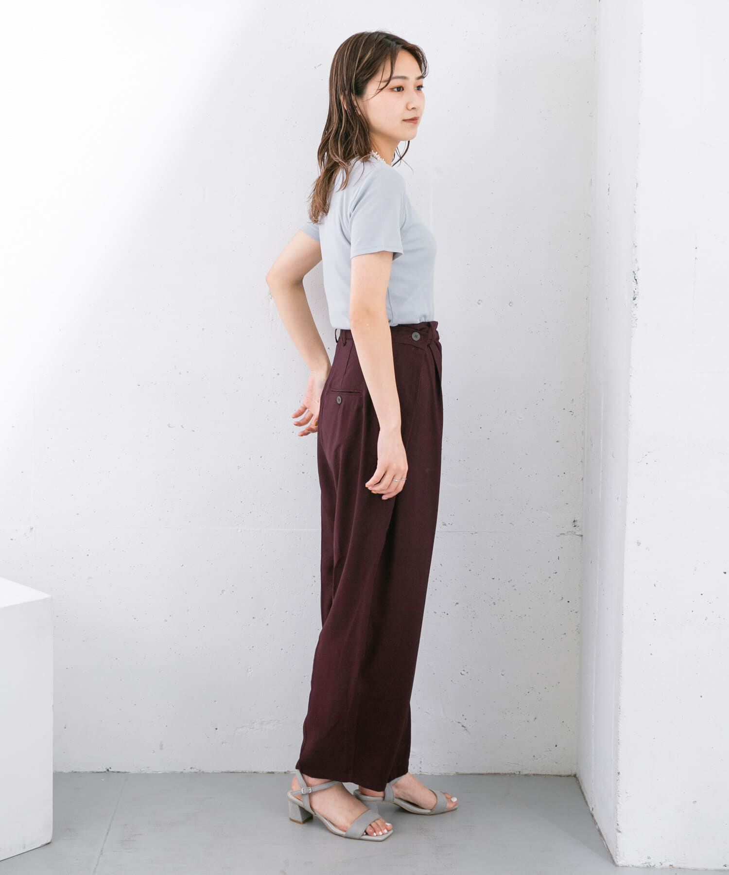  「コンパクトベーシックTシャツ」|Tシャツ・カットソー|