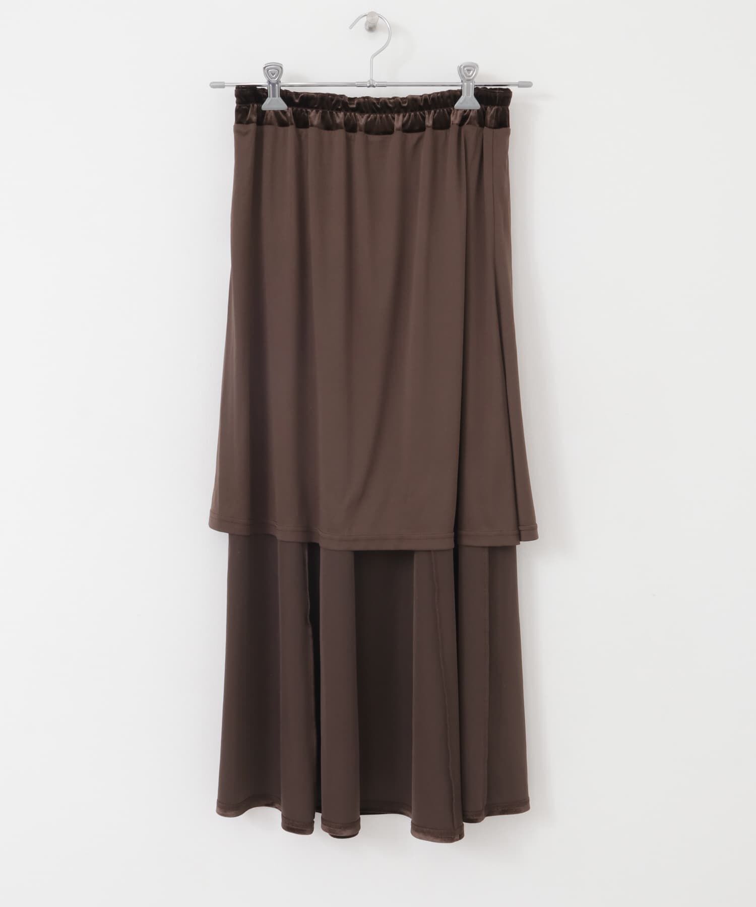  「セミフレアベロアスカート」|スカート|
