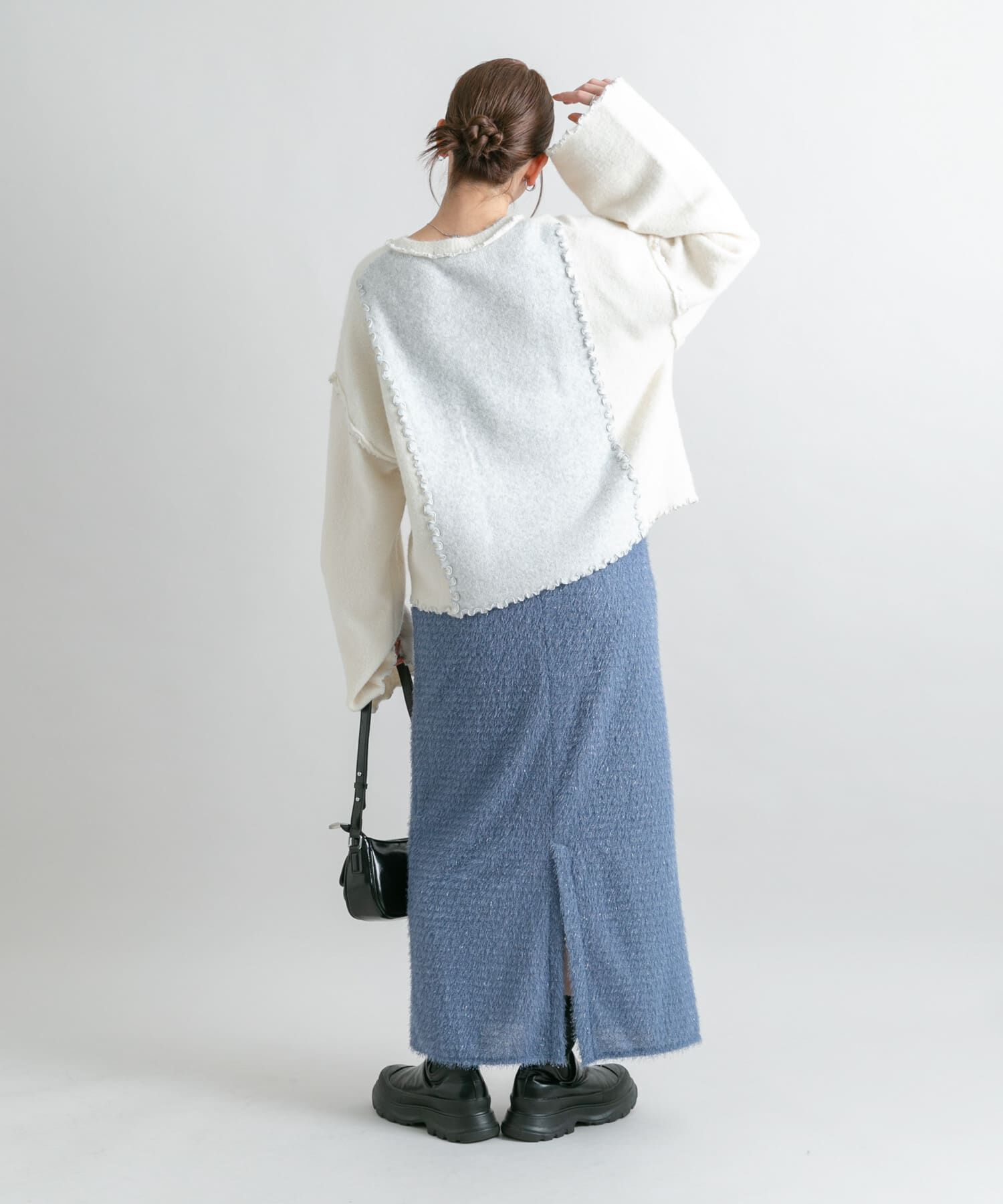  「ラメフェザースカート」|スカート|