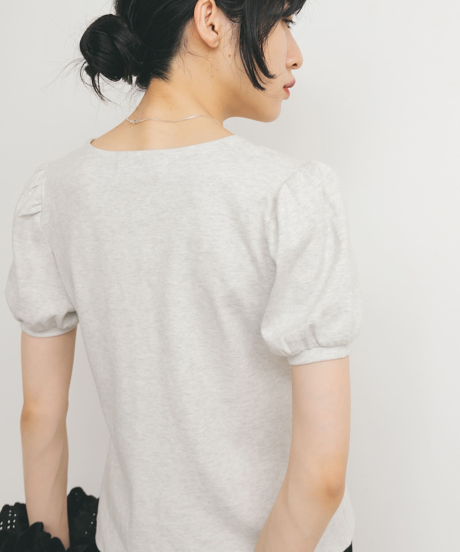  「アシメトリーデザインカットソー」|Tシャツ・カットソー|