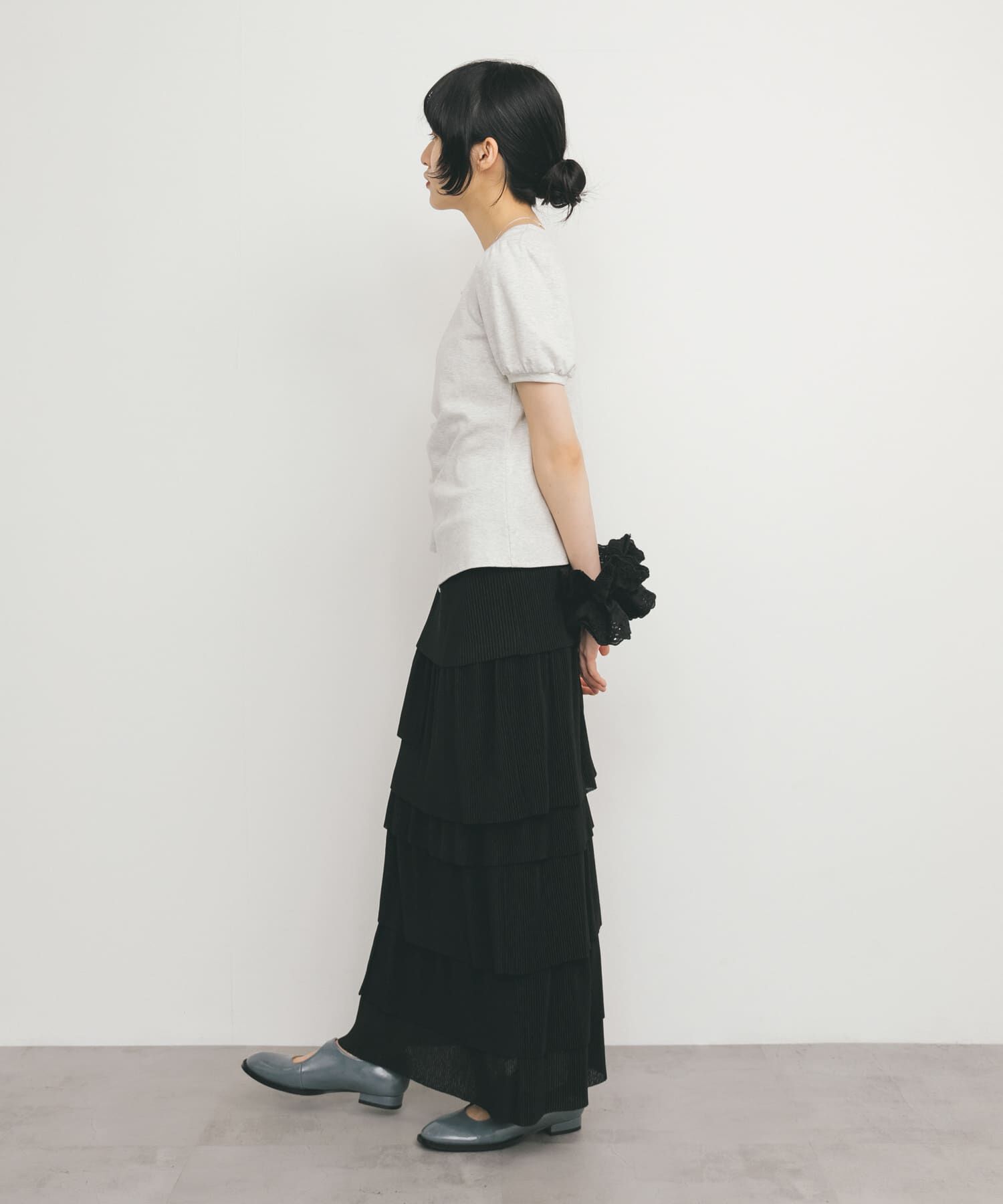  「アシメトリーデザインカットソー」|Tシャツ・カットソー|