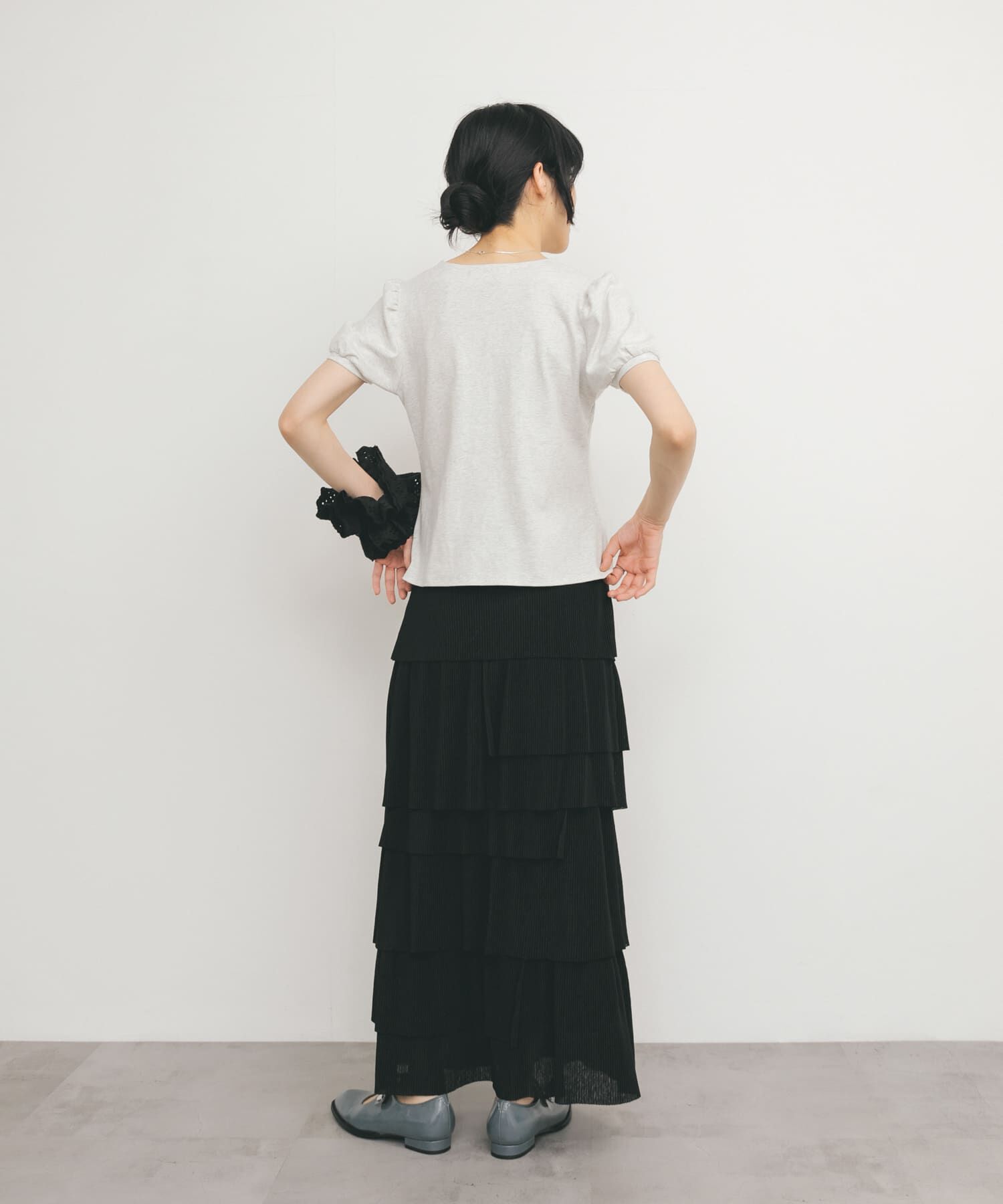  「アシメトリーデザインカットソー」|Tシャツ・カットソー|