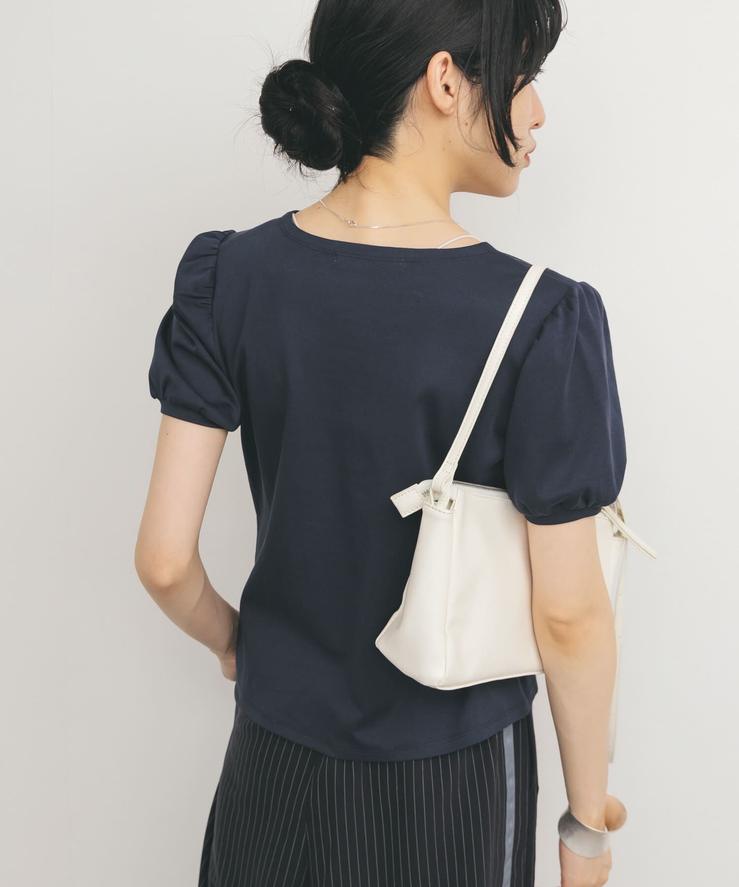 「アシメトリーデザインカットソー」|Tシャツ・カットソー|