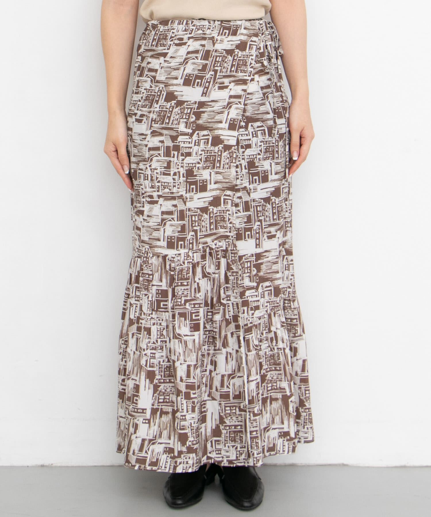  「townプリントマルチWAYスカート&there4;」|スカート|