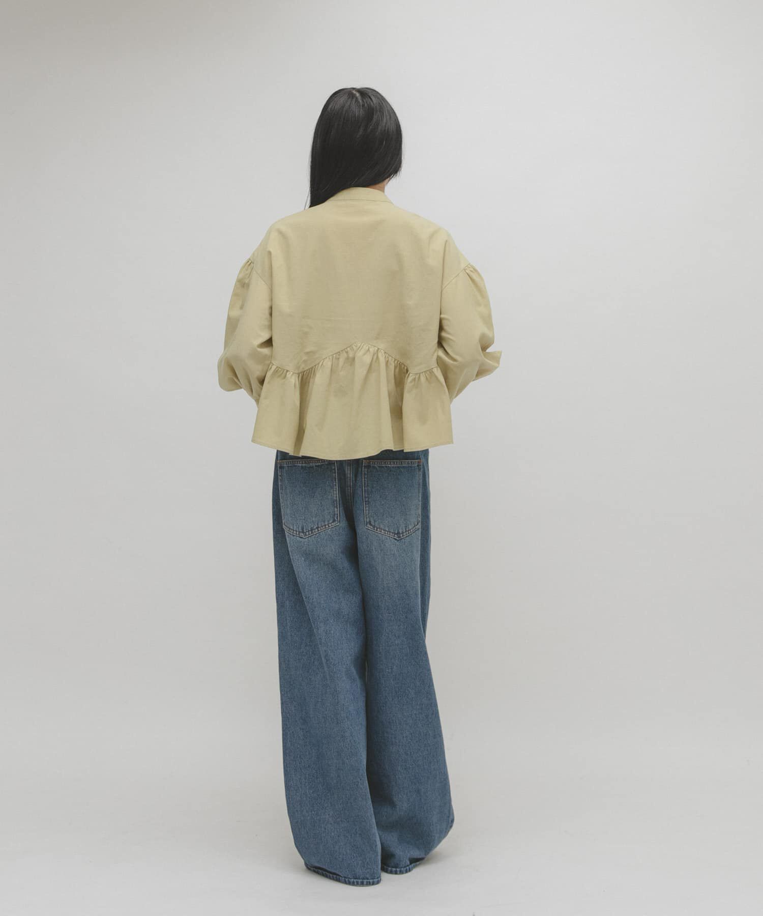  「アシンメトリースイッチングブラウス」|シャツ・ブラウス|