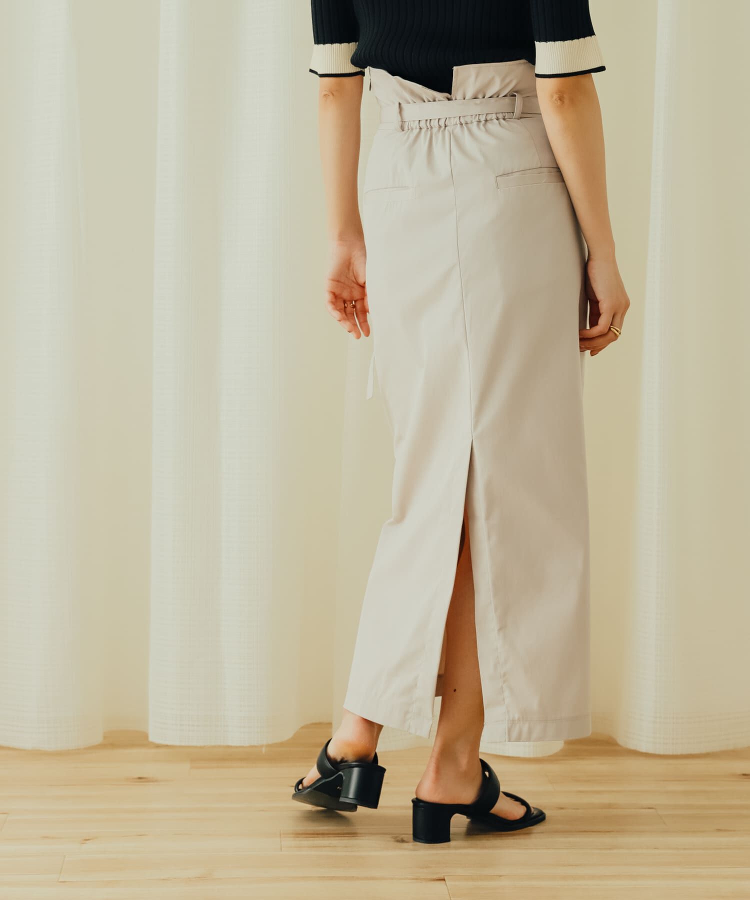 SENSE OF PLACE by URBAN RESEARCH「アシンメトリーハイウエストタイトスカート」|スカート|