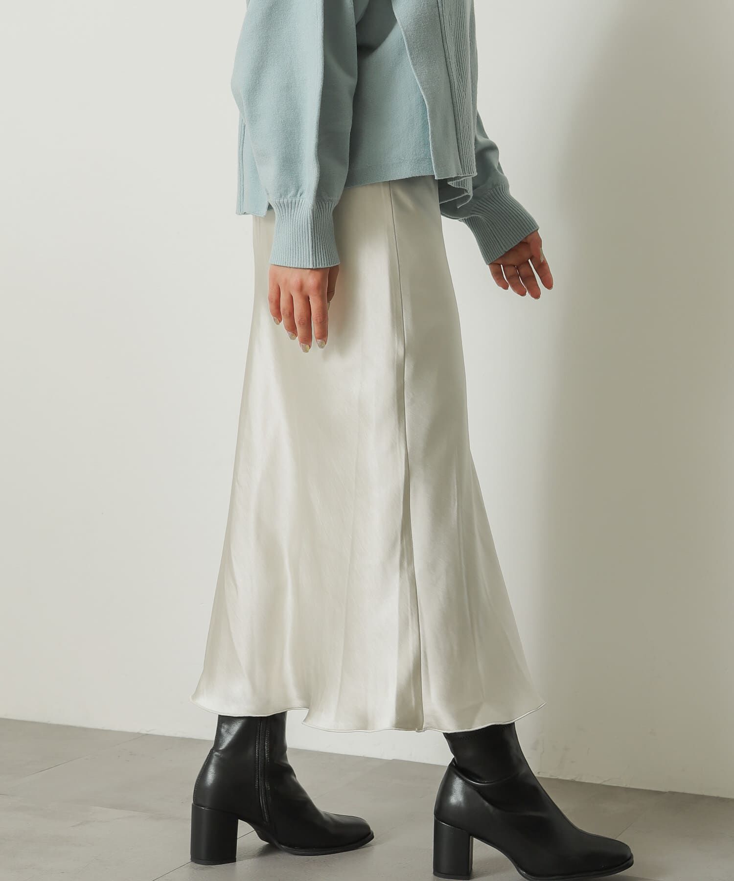 SENSE OF PLACE by URBAN RESEARCH「サテンナロースカート」|スカート|