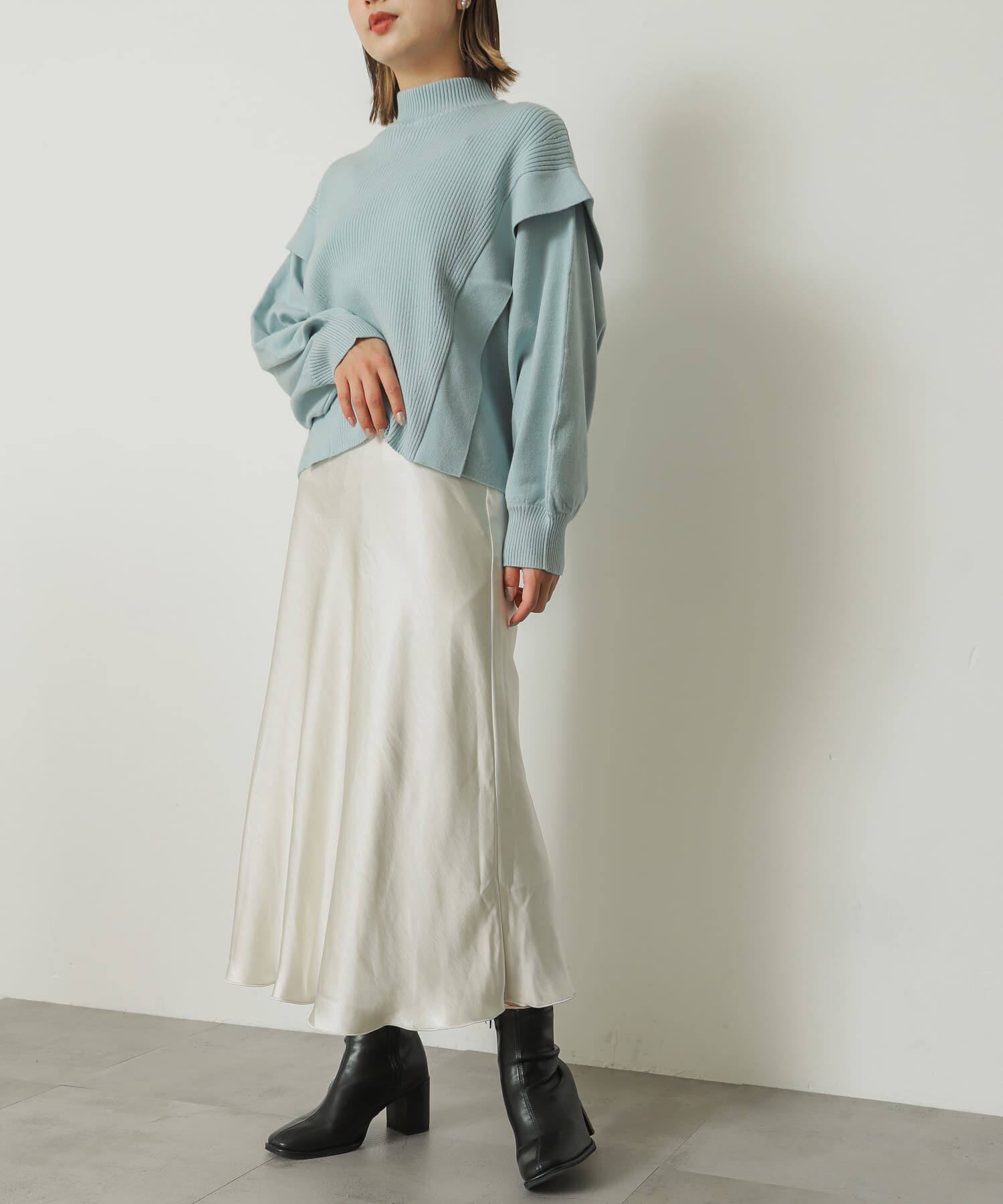 SENSE OF PLACE by URBAN RESEARCH「サテンナロースカート」|スカート|