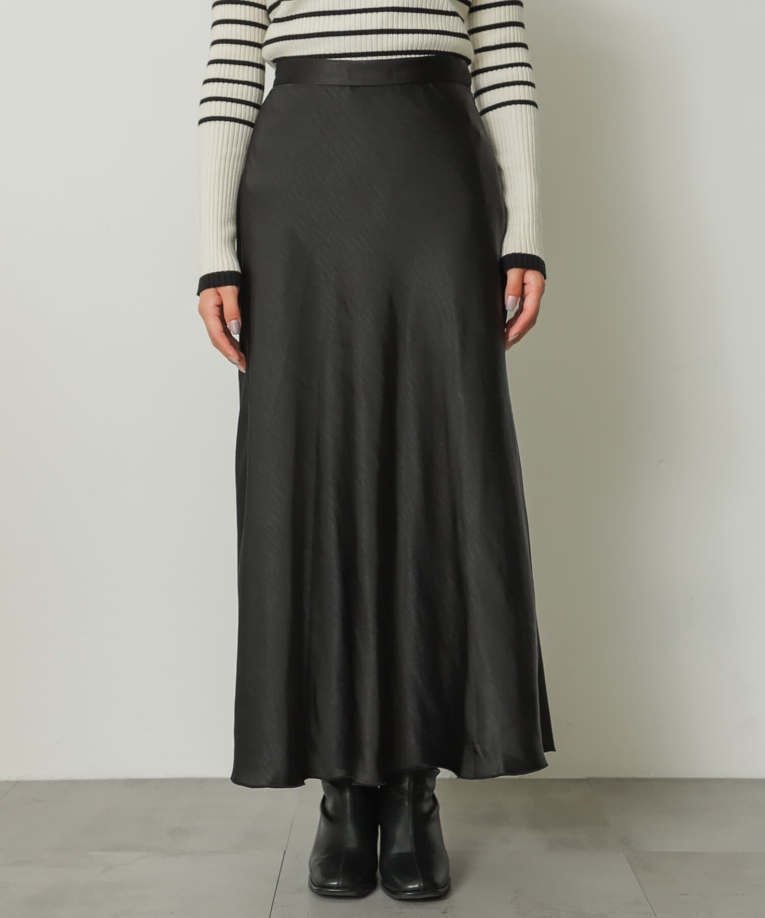 SENSE OF PLACE by URBAN RESEARCH「サテンナロースカート」|スカート|