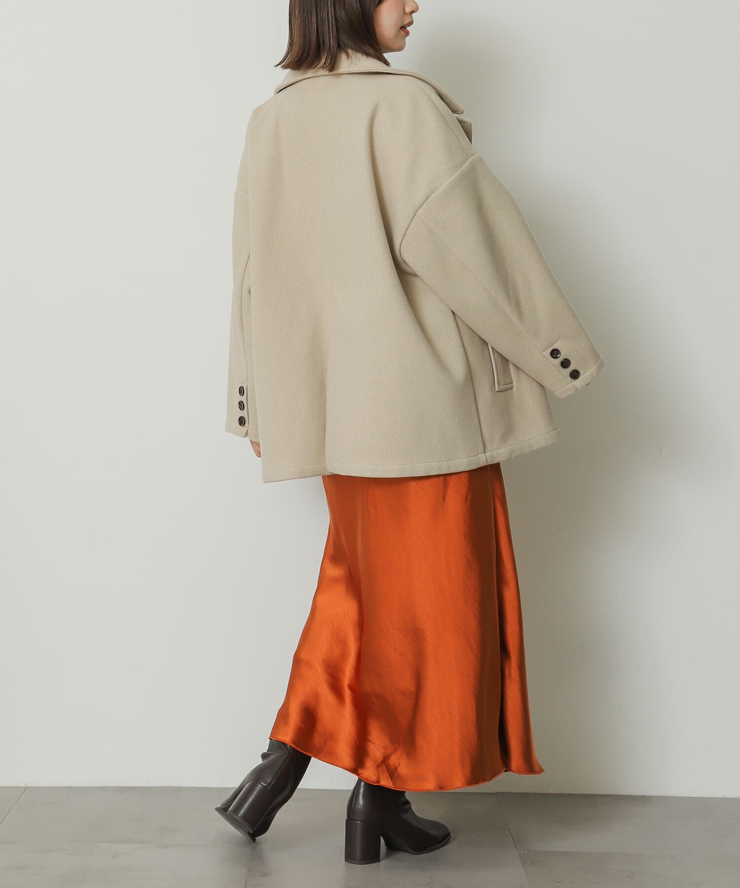 SENSE OF PLACE by URBAN RESEARCH「サテンナロースカート」|スカート|