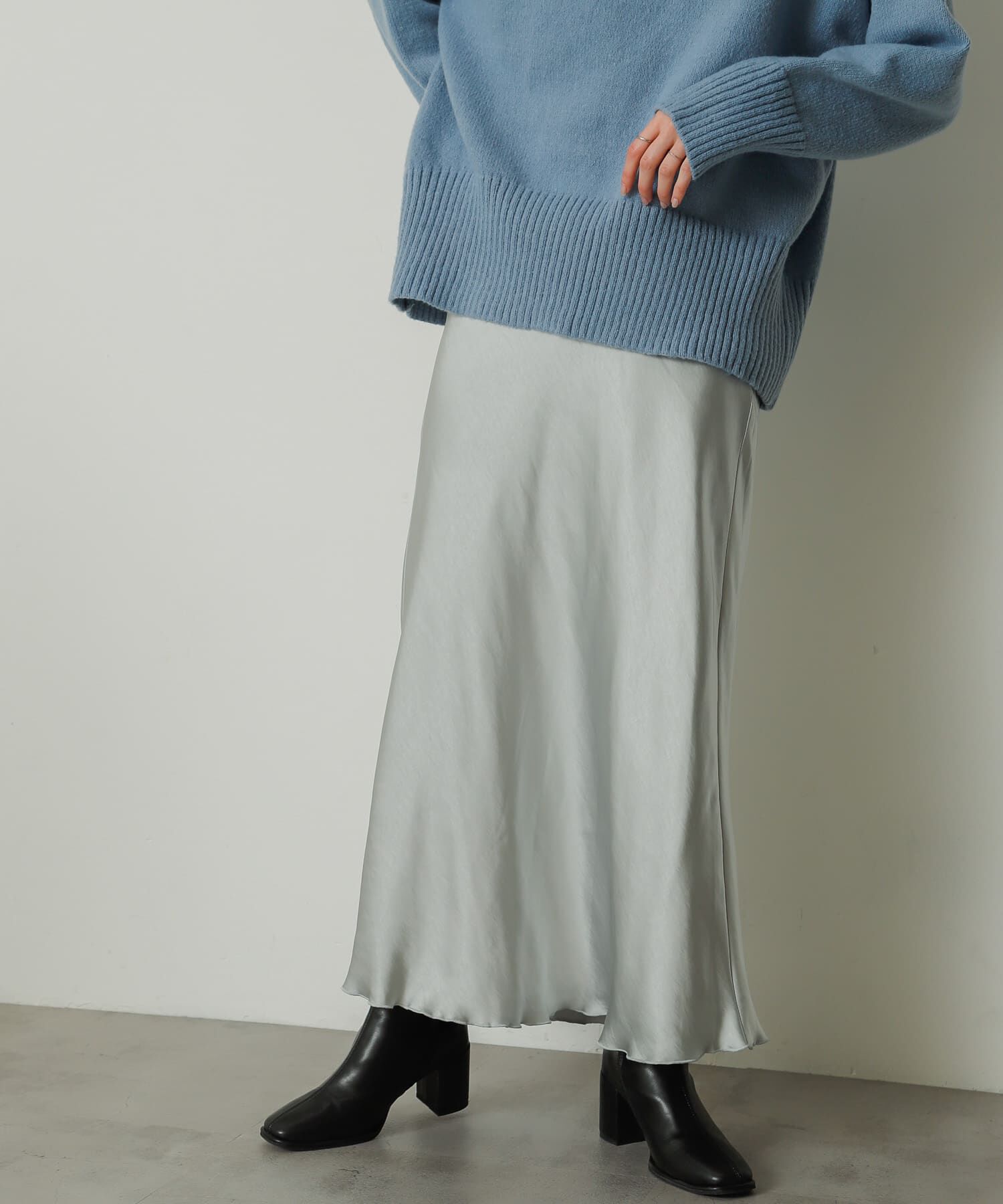 SENSE OF PLACE by URBAN RESEARCH「サテンナロースカート」|スカート|