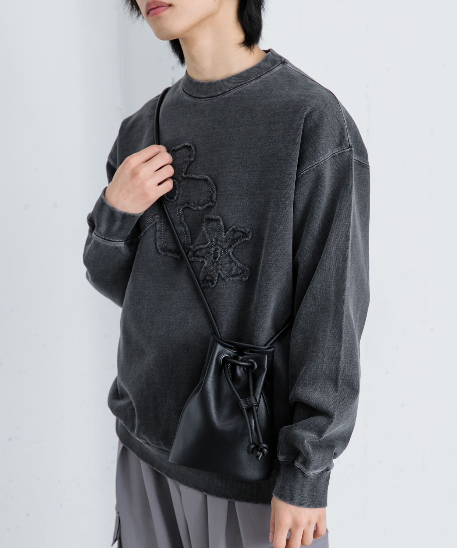 SENSE OF PLACE by URBAN RESEARCH「フェイクレザー2WAYキンチャクバッグ」|ショルダー・メッセンジャー|