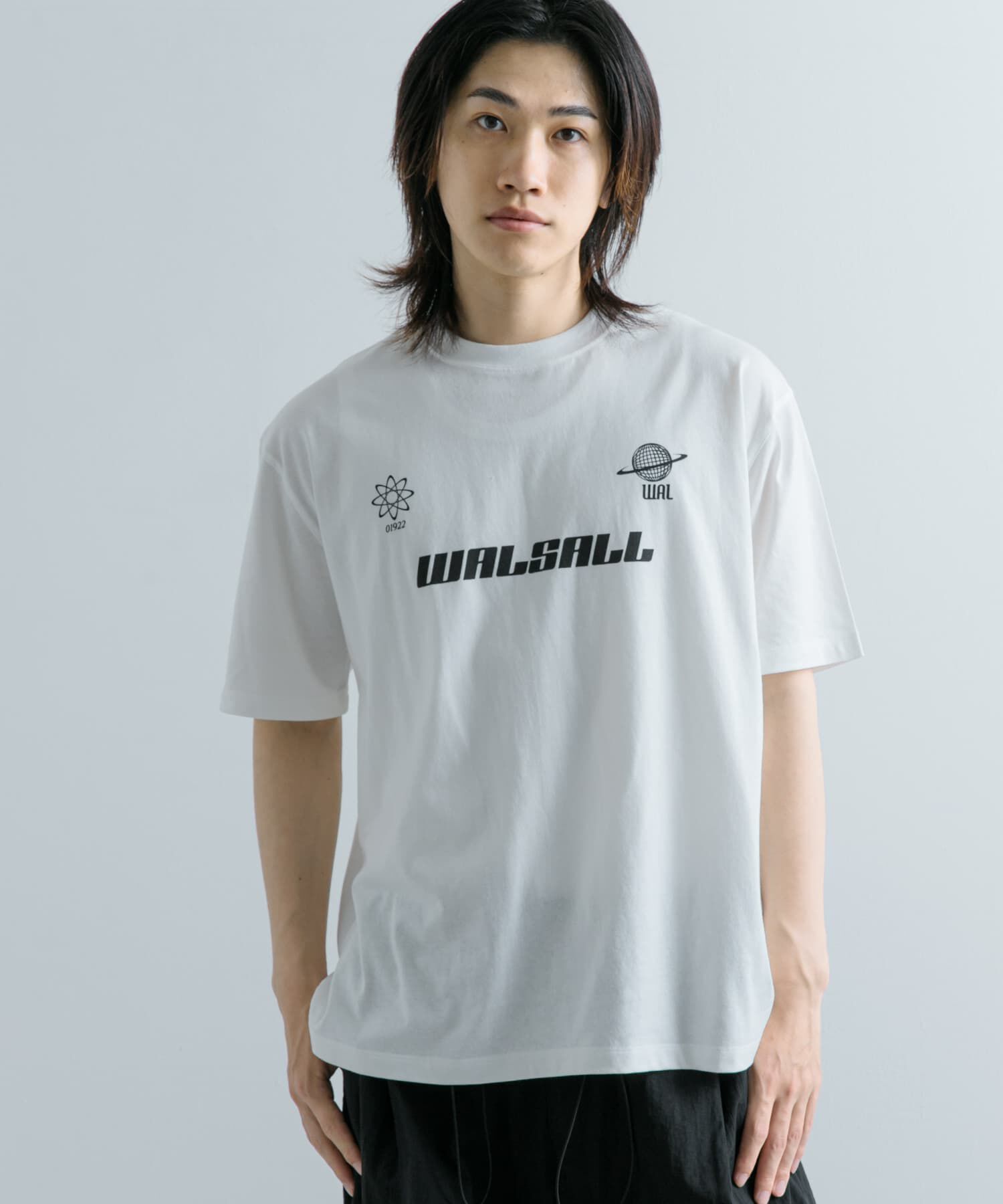 SENSE OF PLACE by URBAN RESEARCH「サッカーゲームグラフィックTシャツ(5分袖)」|Tシャツ・カットソー|