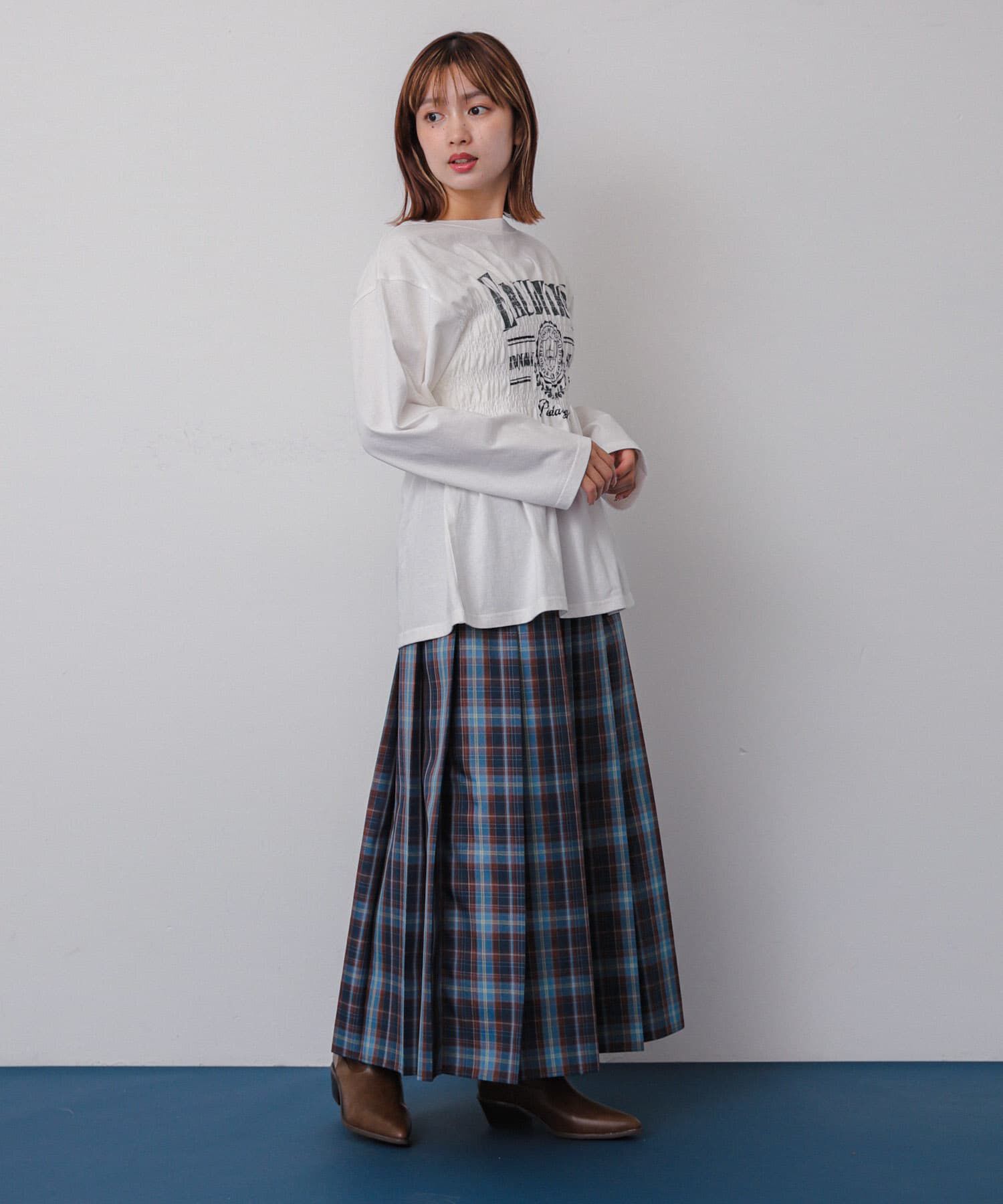 SENSE OF PLACE by URBAN RESEARCH「シャーリンググラフィックロングスリーブTシャツ」|Tシャツ・カットソー|