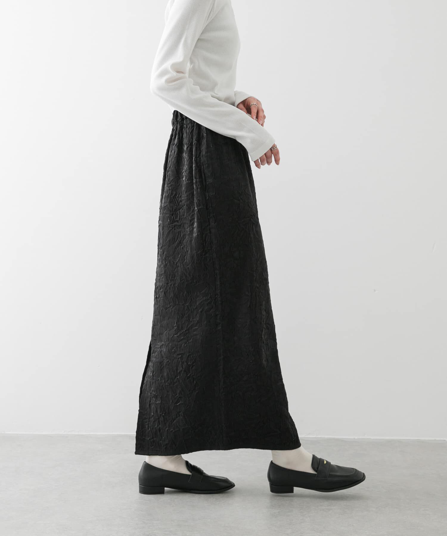 SENSE OF PLACE by URBAN RESEARCH「シャイニークリンクルイージースカート」|スカート|