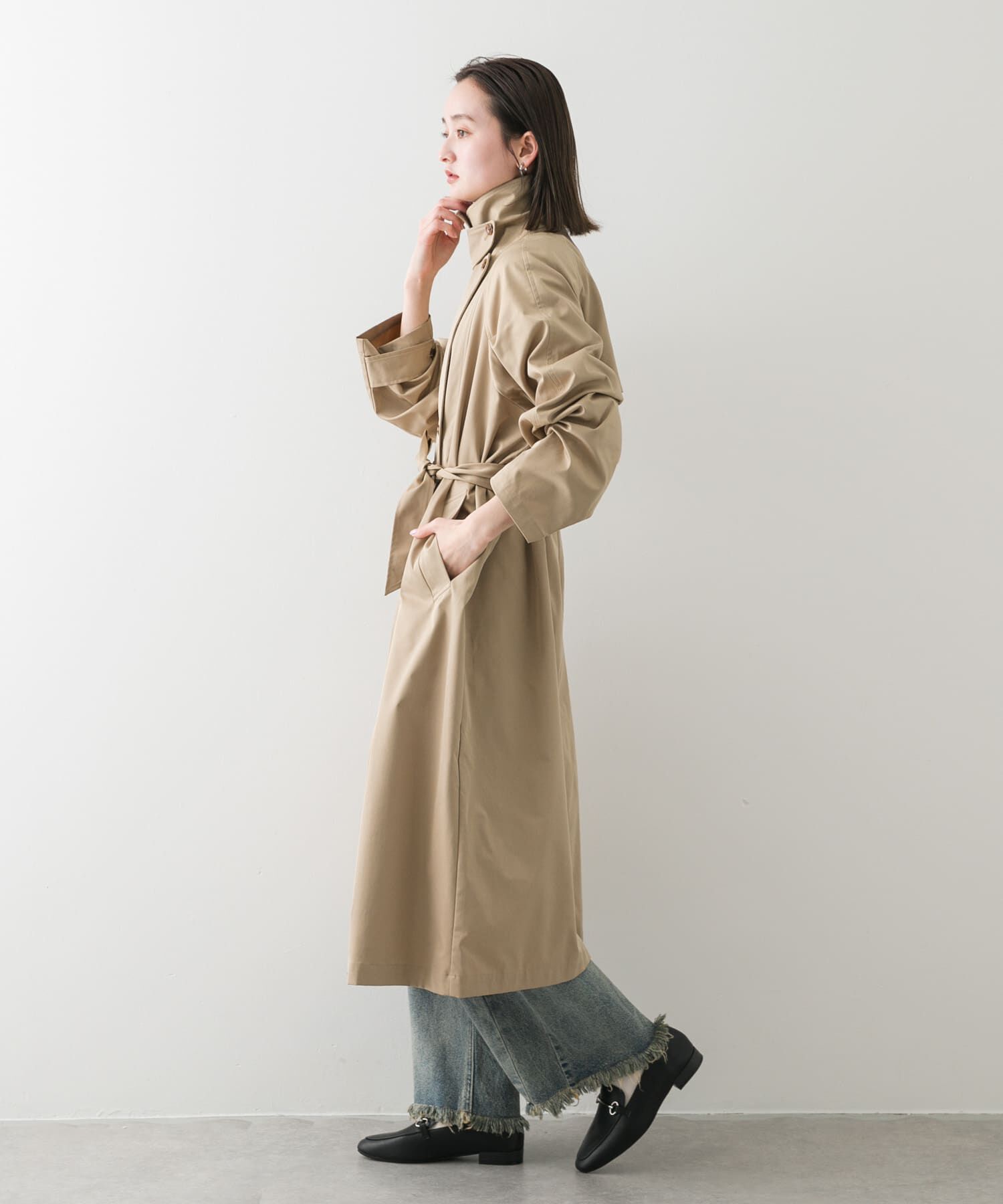 SENSE OF PLACE by URBAN RESEARCH「ラグラントレンチコート」|トレンチコート|