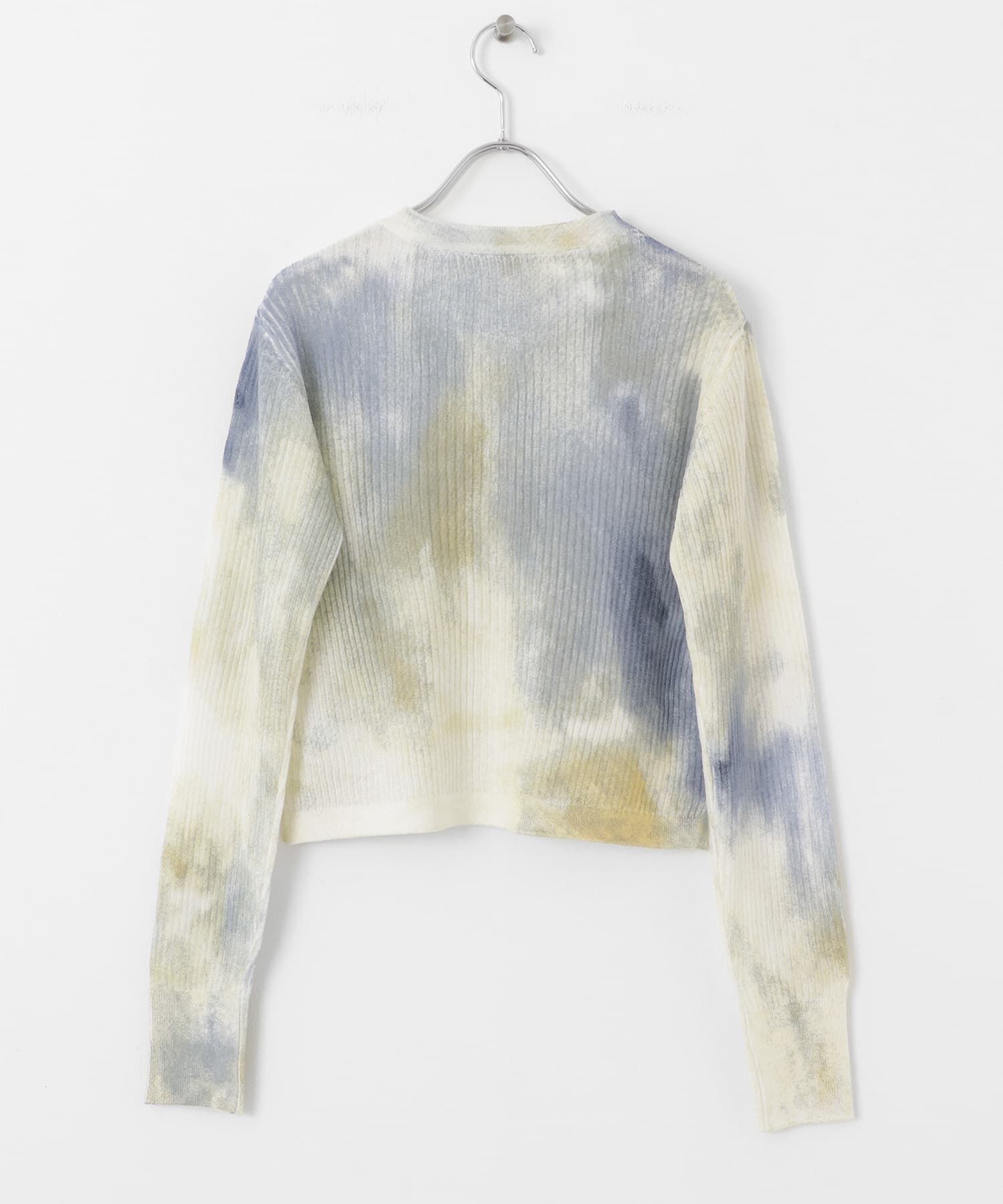 SENSE OF PLACE by URBAN RESEARCH「シアープリントクロップドカーディガン」|カーディガン|