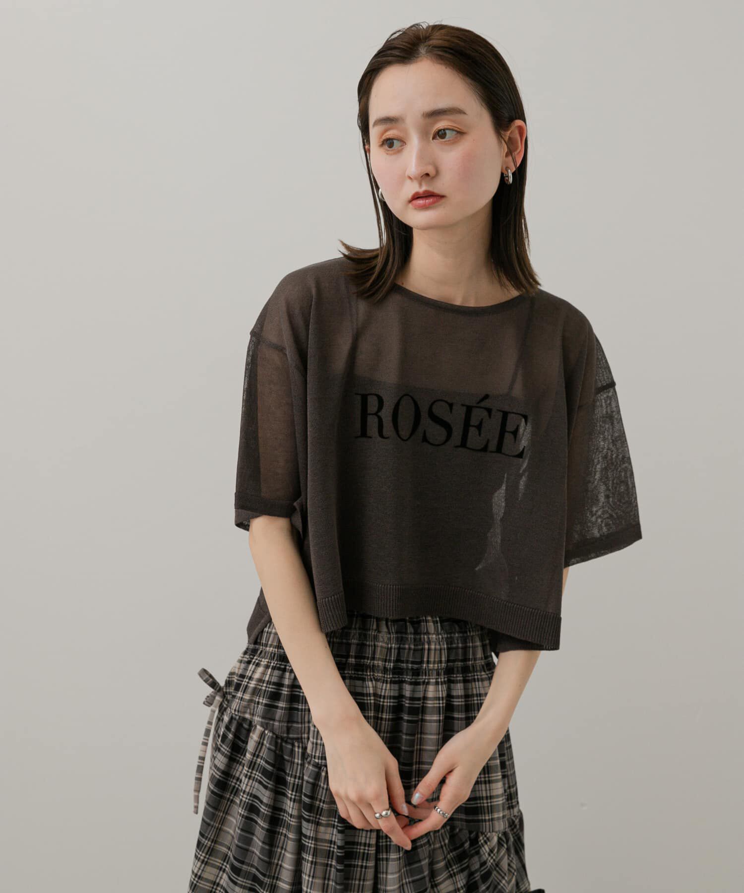 SENSE OF PLACE by URBAN RESEARCH「グラフィッククロップドセーター」|ニット・セーター|