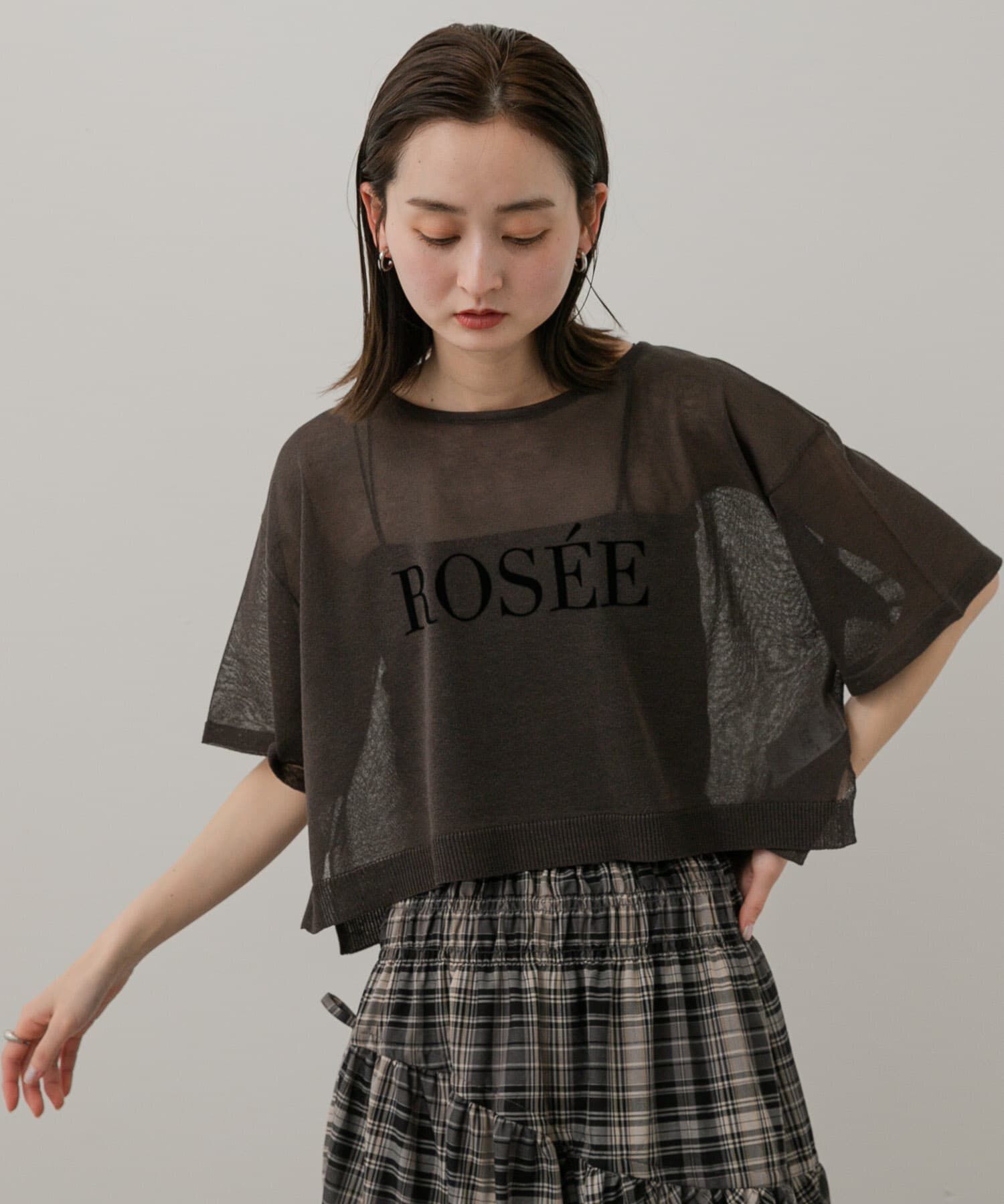 SENSE OF PLACE by URBAN RESEARCH「グラフィッククロップドセーター」|ニット・セーター|