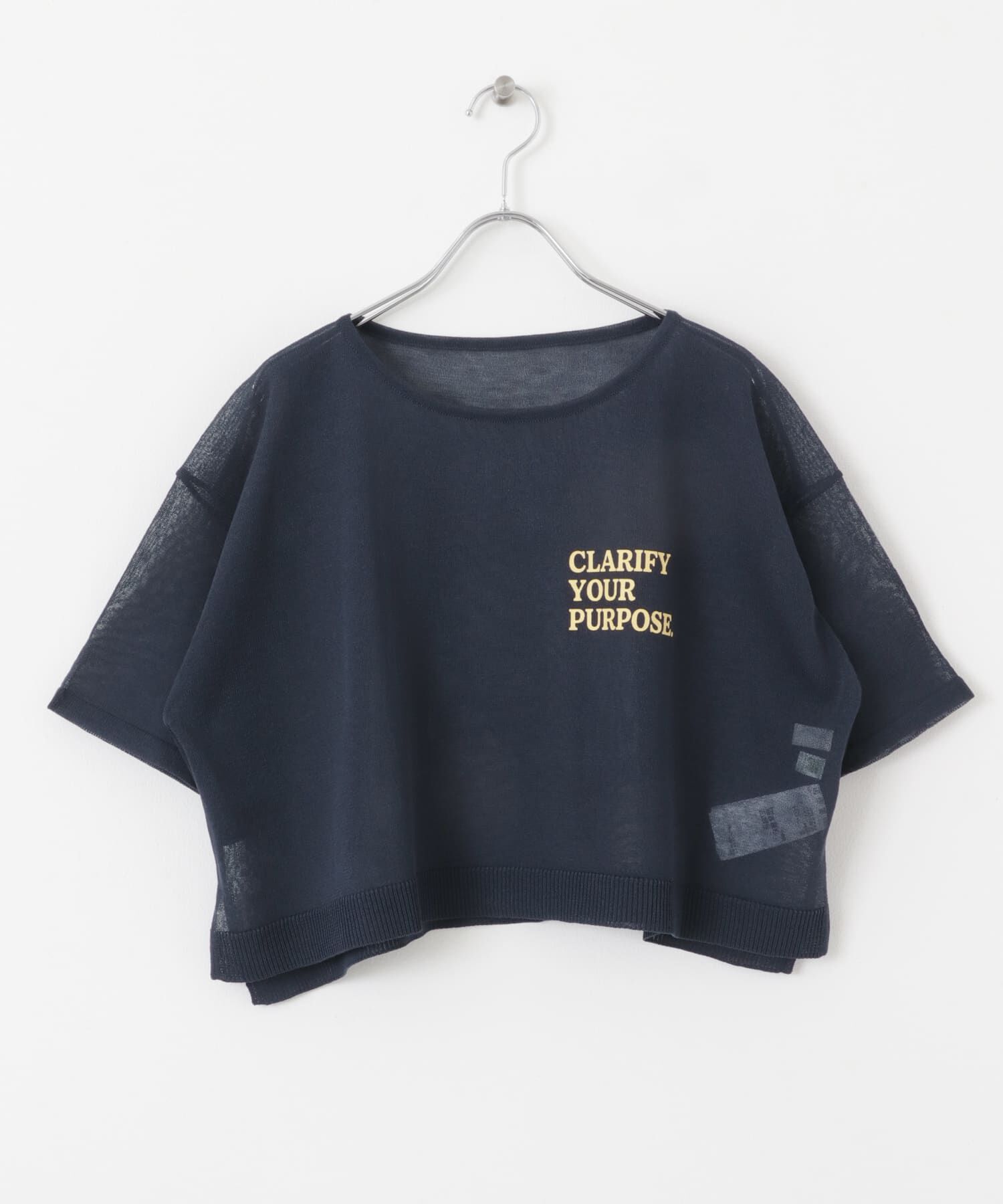 SENSE OF PLACE by URBAN RESEARCH「グラフィッククロップドセーター」|ニット・セーター|