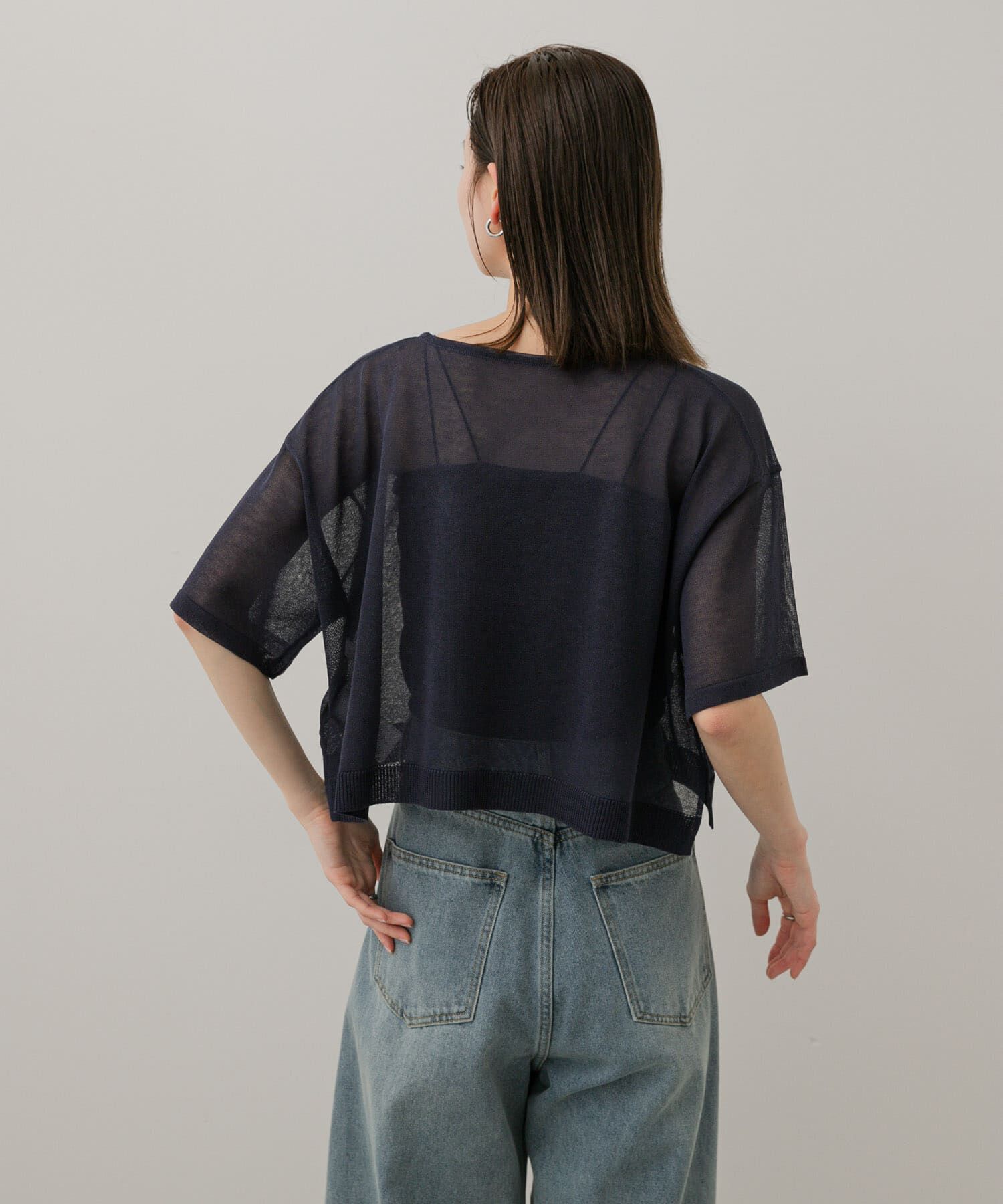 SENSE OF PLACE by URBAN RESEARCH「グラフィッククロップドセーター」|ニット・セーター|