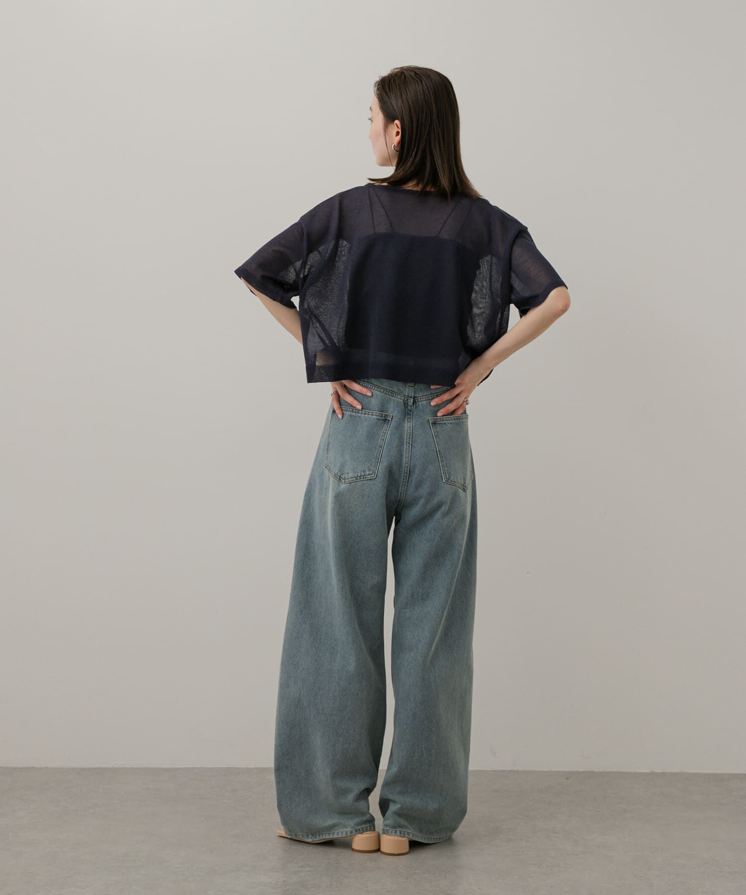 SENSE OF PLACE by URBAN RESEARCH「グラフィッククロップドセーター」|ニット・セーター|