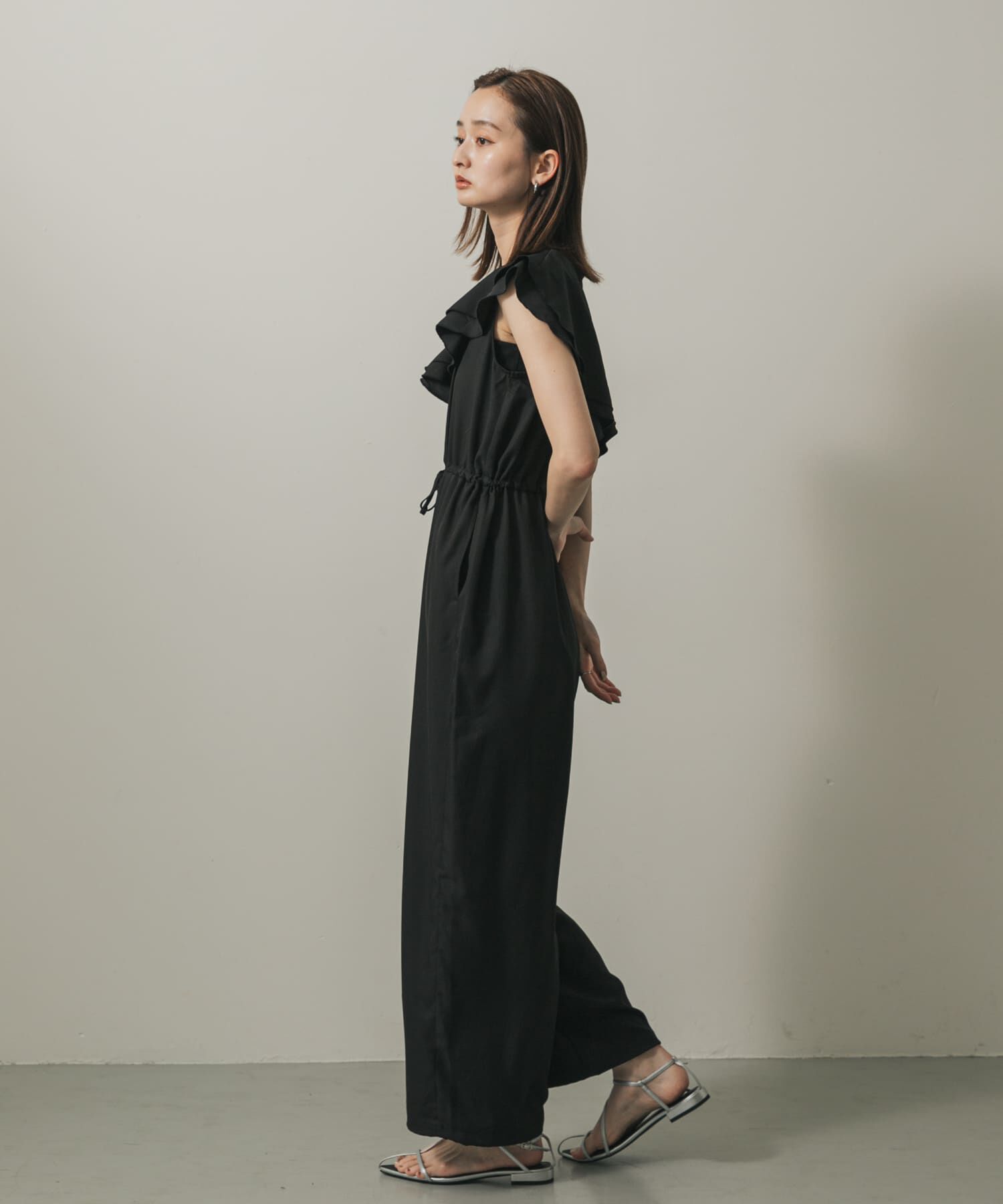 SENSE OF PLACE by URBAN RESEARCH「フリルオールインワン」|スカート|