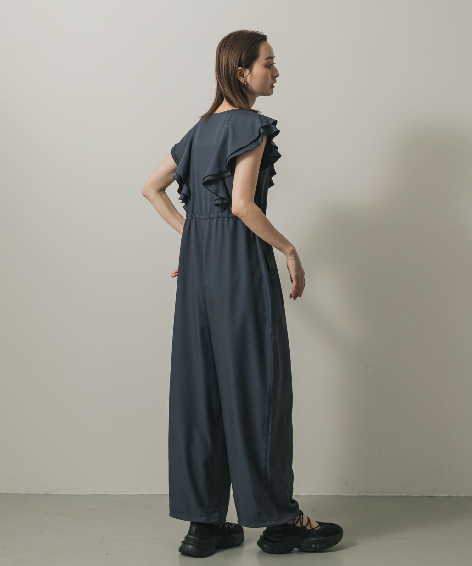 SENSE OF PLACE by URBAN RESEARCH「フリルオールインワン」|スカート|