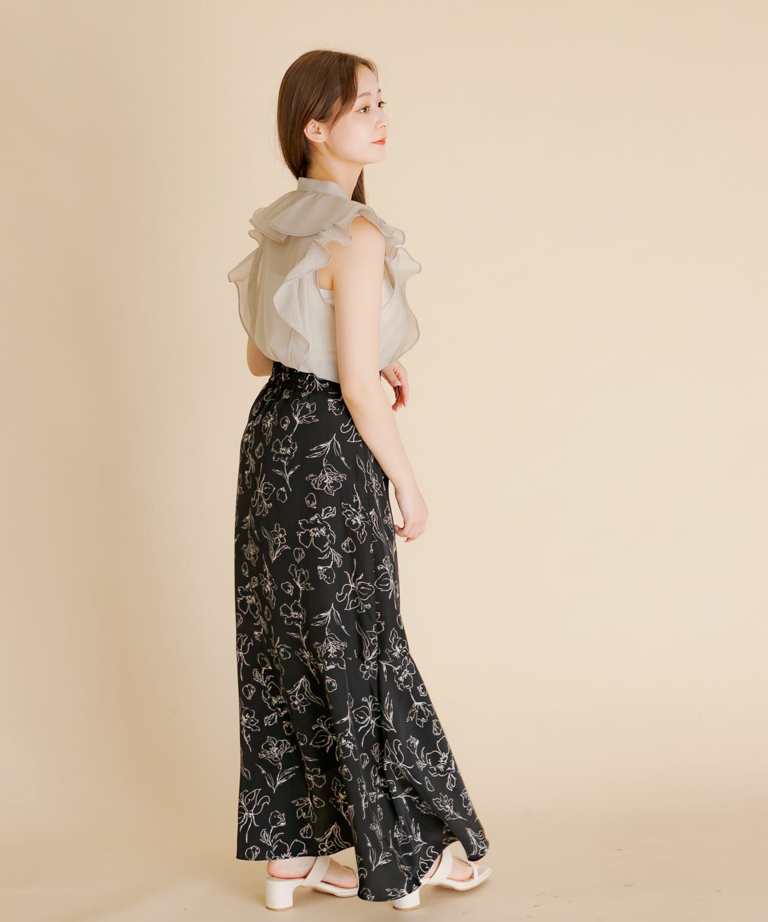 SENSE OF PLACE by URBAN RESEARCH「シアーラッフルブラウス」|シャツ・ブラウス|