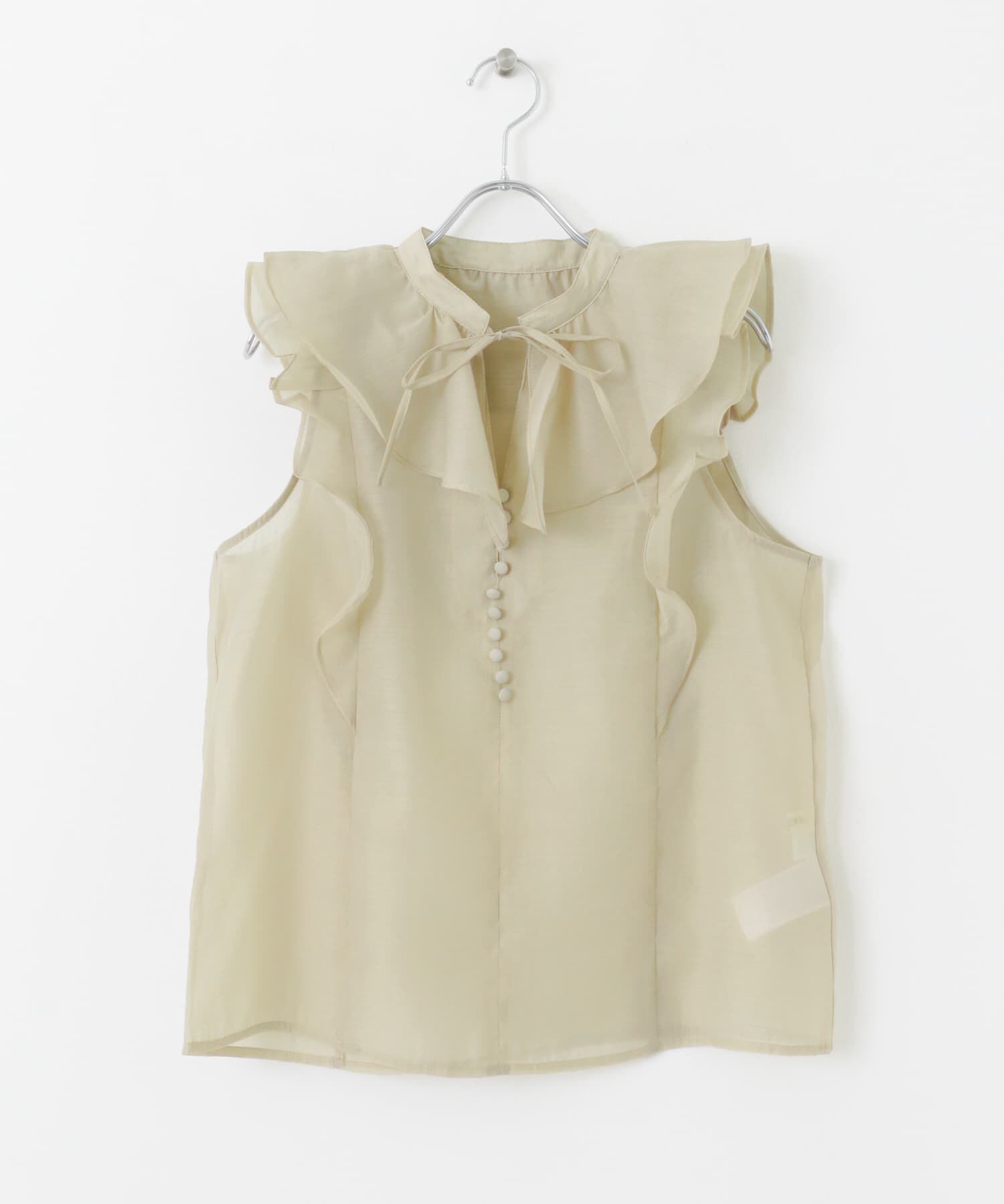 SENSE OF PLACE by URBAN RESEARCH「シアーラッフルブラウス」|シャツ・ブラウス|