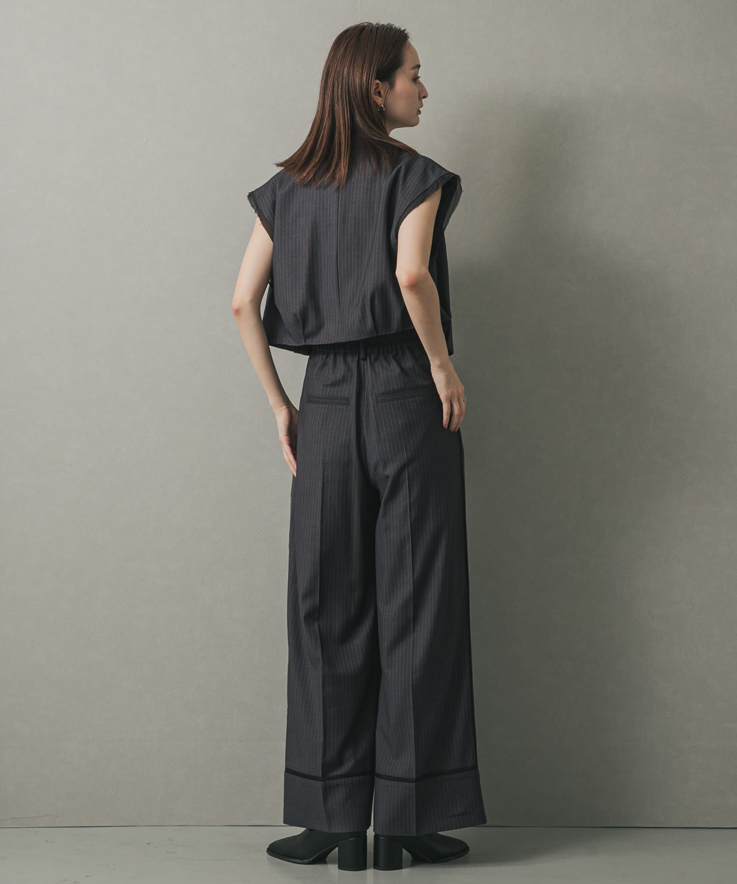 SENSE OF PLACE by URBAN RESEARCH「テーラードクロップドジレ」|ベスト・ジレ|