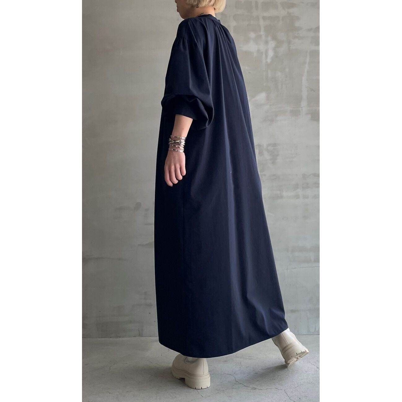 HELIOPOLE「HELIOPOLE GATHERED DRESS」|ワンピース|