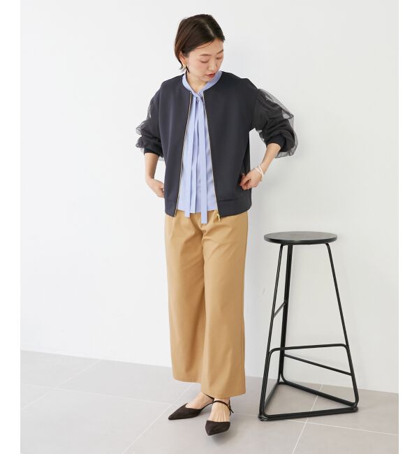  「《手洗い可能》リボンタイブラウス」|シャツ・ブラウス|