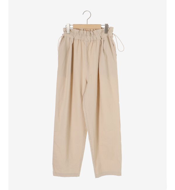 le.coeur blanc「《WEB限定アイテム》コットン麻ドロストイージーパンツ」|その他|