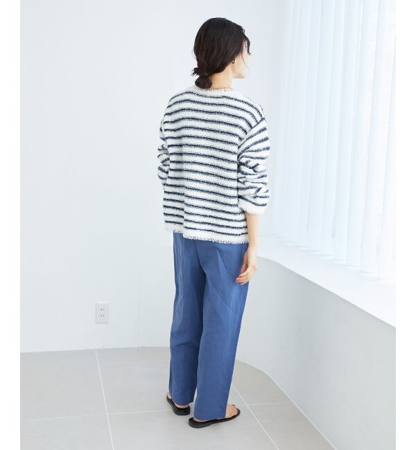 le.coeur blanc「《WEB限定アイテム》コットン麻ドロストイージーパンツ」|その他|