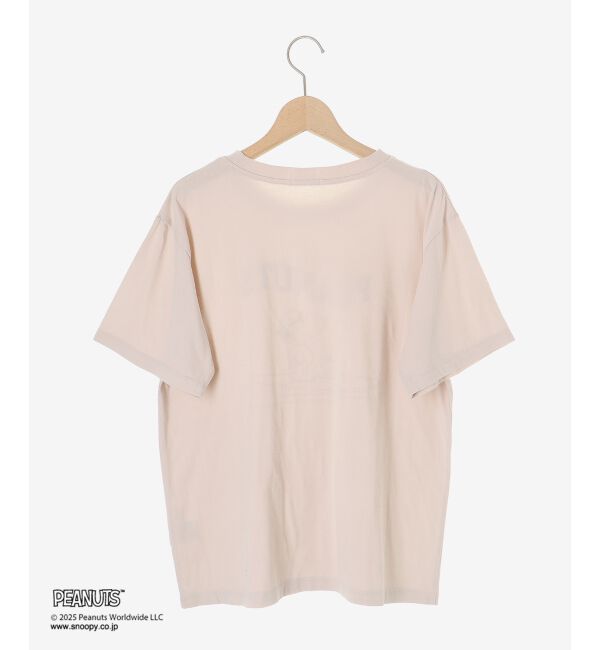  「【PEANUTS】ピグメントTシャツ」|Tシャツ・カットソー|