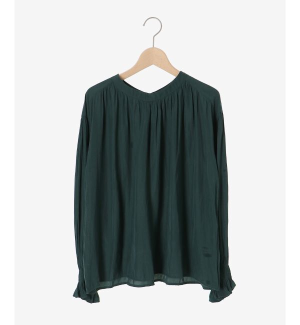  「パウダーサテン2WAYブラウス」|シャツ・ブラウス|