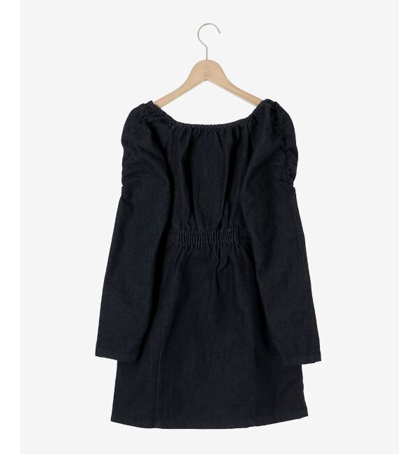 MAJESTICLEGON「フロントジップデニムミニワンピース」|ワンピース|